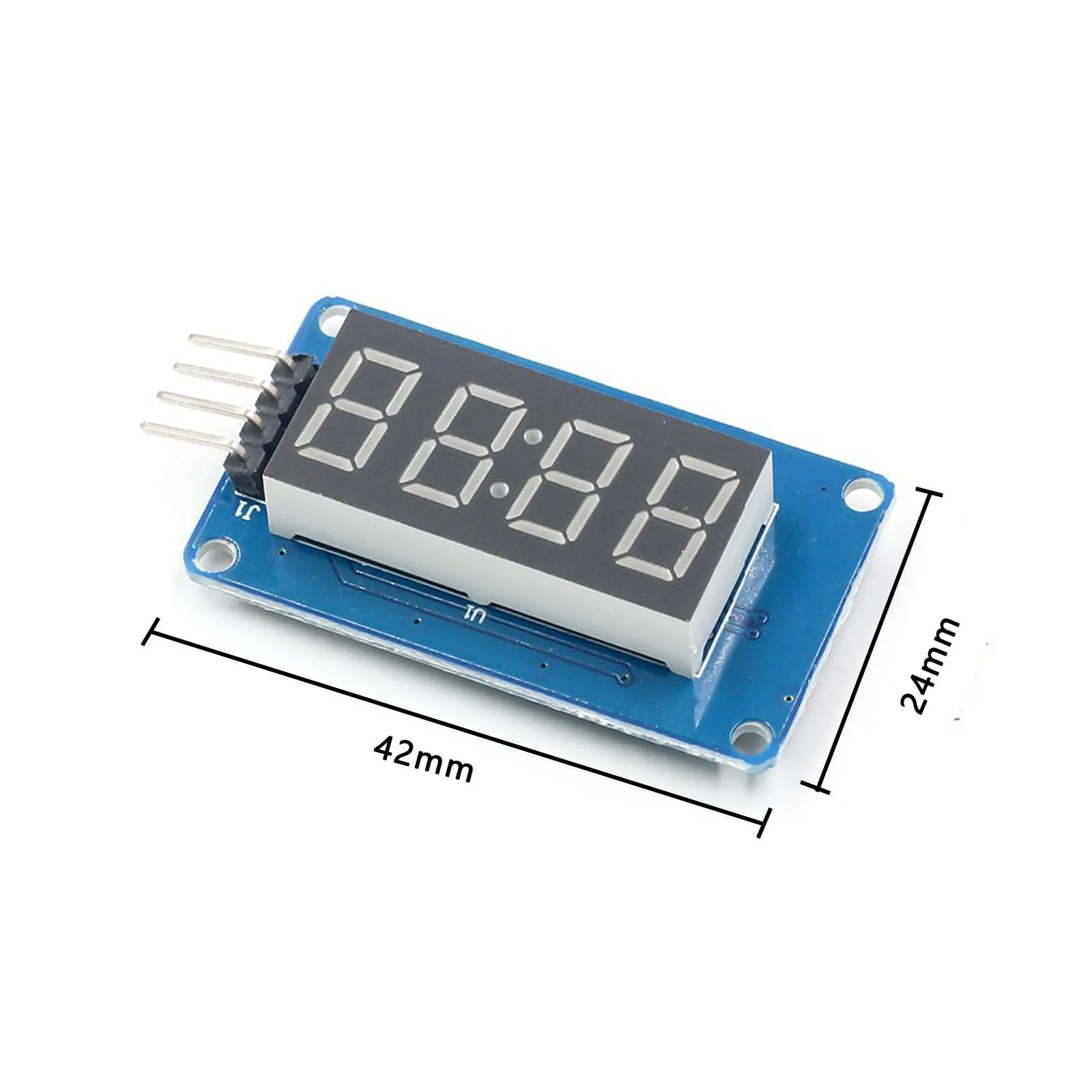 0.36 inch 4-bit digital tube display module with LED display TM1637 driver chip LED display programmable tube clock display for ARDUINO display 7-segment red digital tube uno (3) 3 - Image 4
