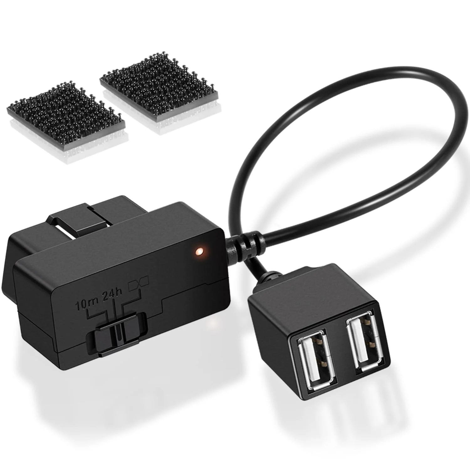 010-12530-23 Constant Vehicle Power Cable for Garmin Dash Cam 46, 47, 56, 57, 66W, 67W, Live, Mini, Mini 2, Tandem, Connect to Vehicle's OBD-II Port for Power Even When Parked and Turned Off