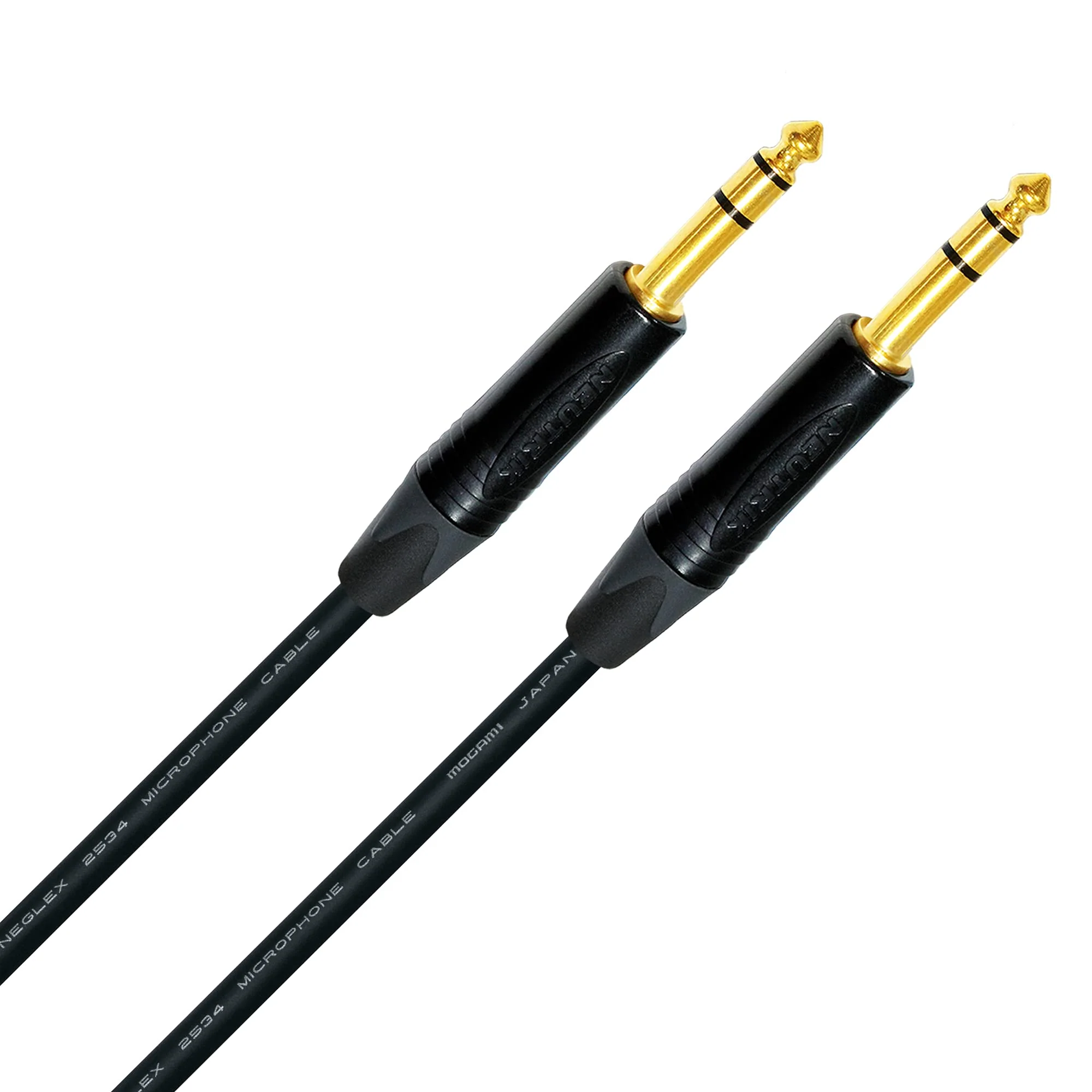 1.5 Foot β Quad Balanced Patch Cable CUSTOM MADE By WORLDS BEST CABLES β using Mogami 2534 wire and Neutrik NP3X-B ΒΌ Inch (6.35mm) TRS Stereo Phone Plugs - Image 4