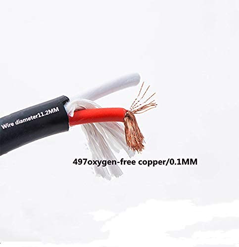 1 Pack 10AWG Speaker Cable,with Gold Plated Banana Plug, Oxygen Free Copper (1 Pack（3.3FT）) 1 pack（3.3FT） - Image 2