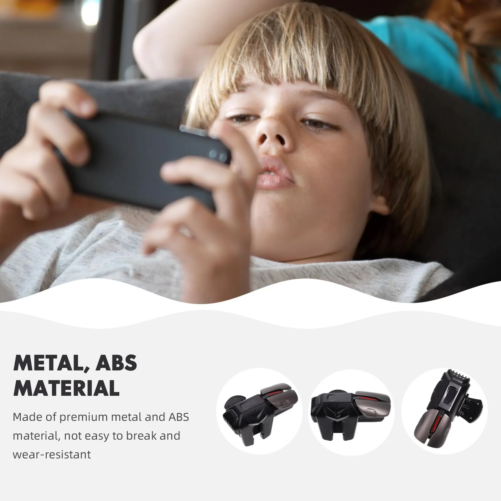 1 Pair Mobile Game Triggers Professional Gaming Controllers for iOS Sensitive Aim & Fire Joysticks for Mobile Gaming - Image 4