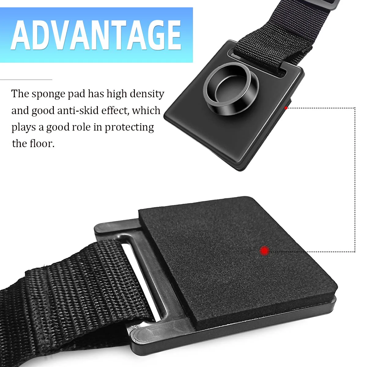 1 Pcs Cello Endpin Anchor, O-ring Stopper Thick Pad Rubber Endpin Tip Cap Cello Antiskid Device Adjustable Strap for Protective Floor Scratch Resistant Musical Instrument Accessories - Image 6