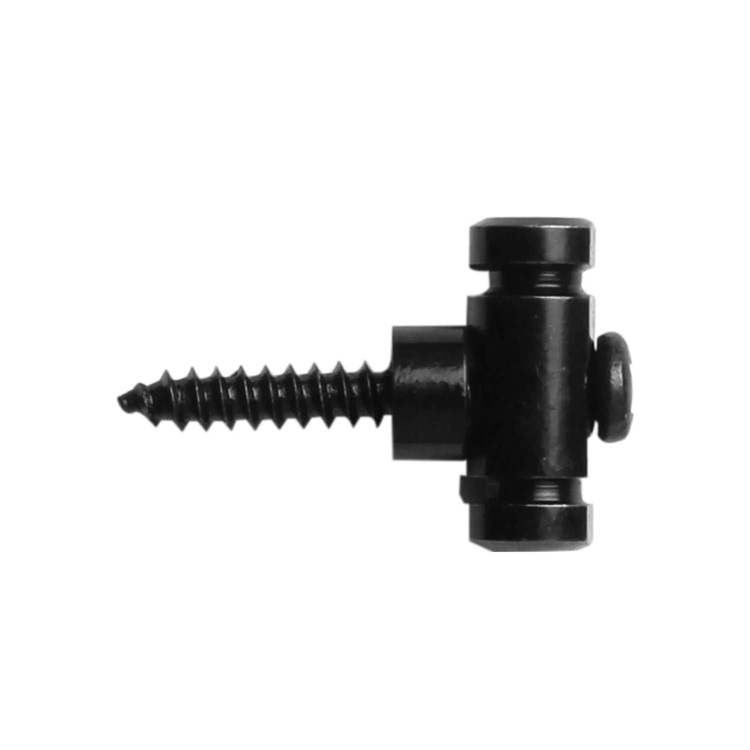 1 Set Guitar Roller String Retainer High bottom Electric Guitar Tree Guide String Retainer String Clamp Lock for Electric Guitar String Tree Replacement Black - Image 4