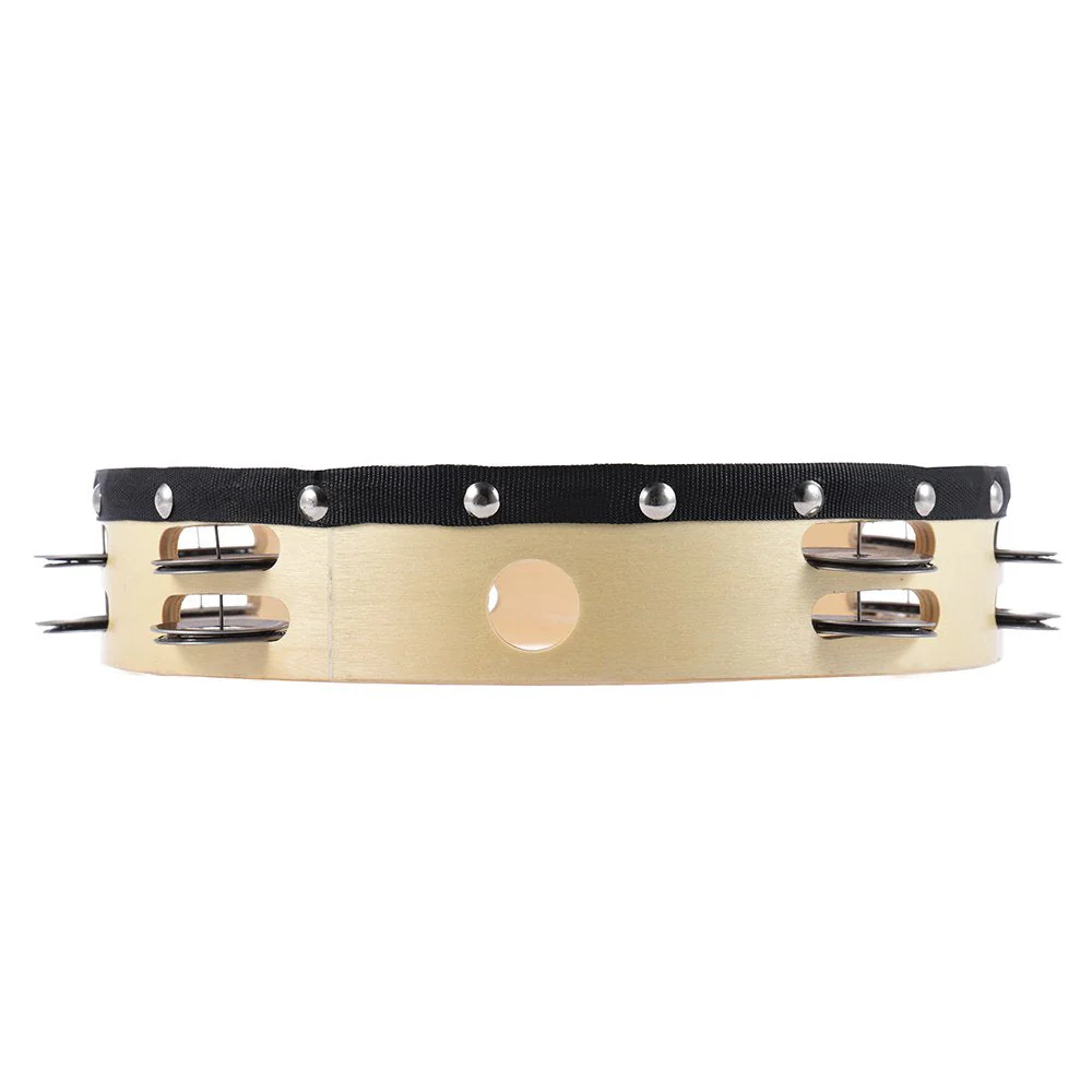 10 inch Tambourine 6 Pairs Double Metal Jingle for Church and Other Holy Occasio - Image 7