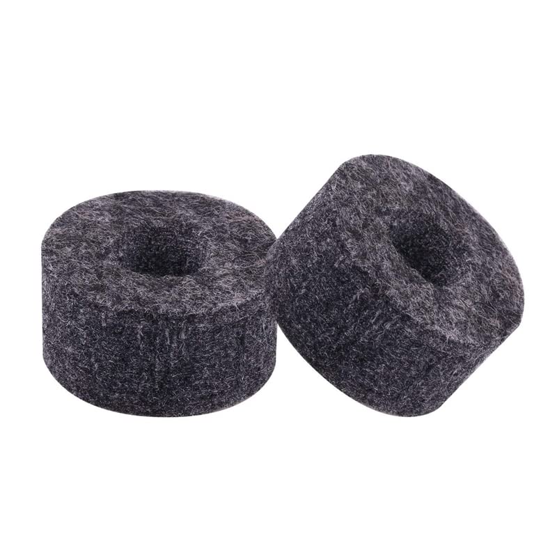 10 Pack Drum Cymbal Stand Felts with Felt Pad Washer Set Replacement Sleeves Round Soft Felt Pads Drum Kit Tool Accessories - Image 7