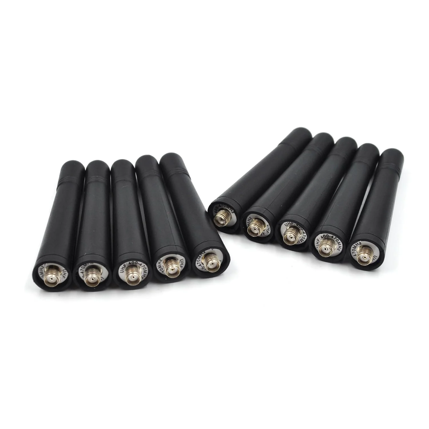 (10-Pack) KRA-23 UHF 400-470MHz Stubby Antenna for Kenwood TK360 TK370 TK372 TK380 TK390 TK-3173 TK-3302 TK-3310 TK-3312 TK-3207G TK-3140 TK-3160 Two-Way Radio