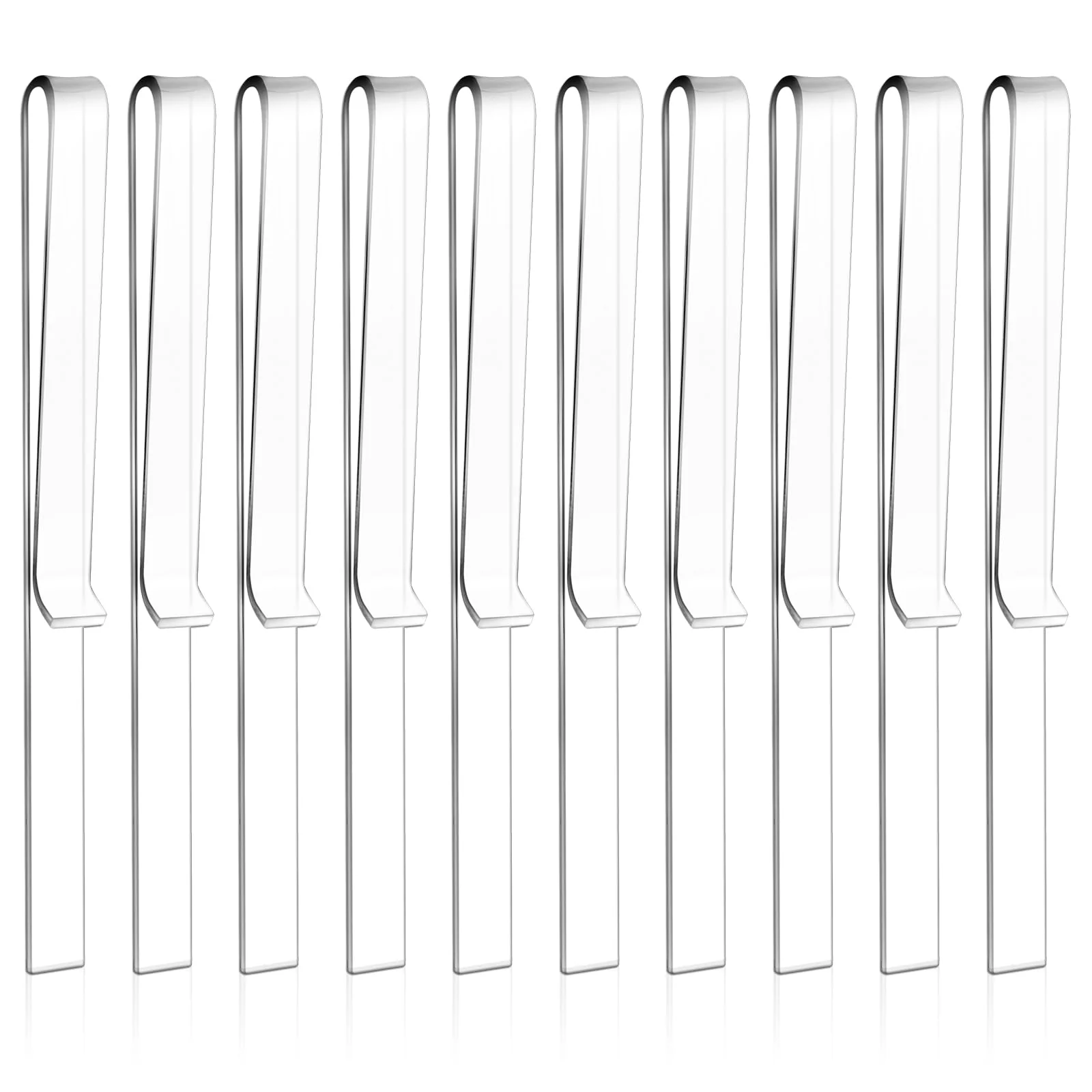 10 Pcs Music Stand Clips, Clear Acrylic Music Book Stand Page Holder Clip Piano Book Holder Clips for Wind for Musician Composer Pianist Outdoor Gig Rehearsal Easy Reading