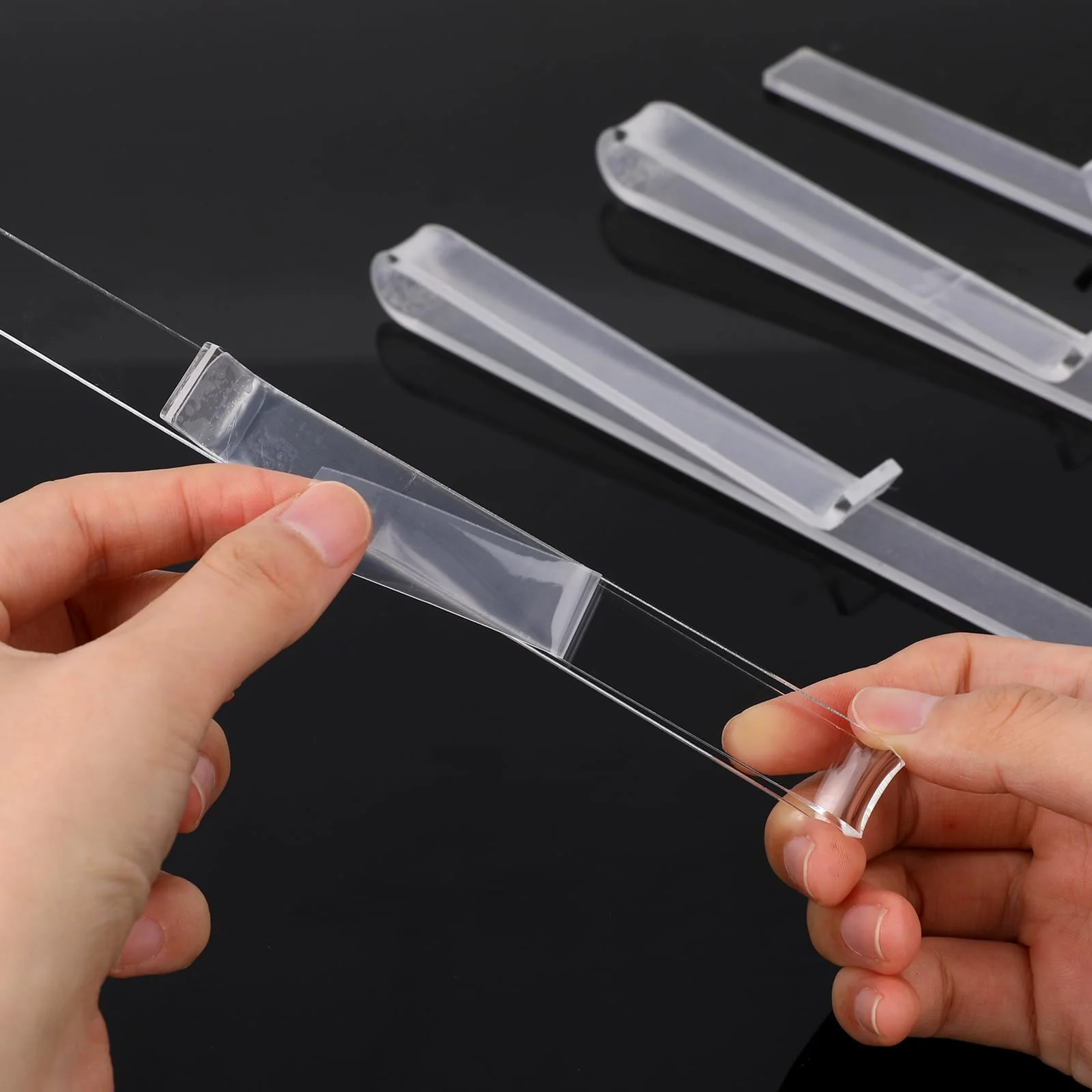 10 Pcs Music Stand Clips, Clear Acrylic Music Book Stand Page Holder Clip Piano Book Holder Clips for Wind for Musician Composer Pianist Outdoor Gig Rehearsal Easy Reading - Image 3