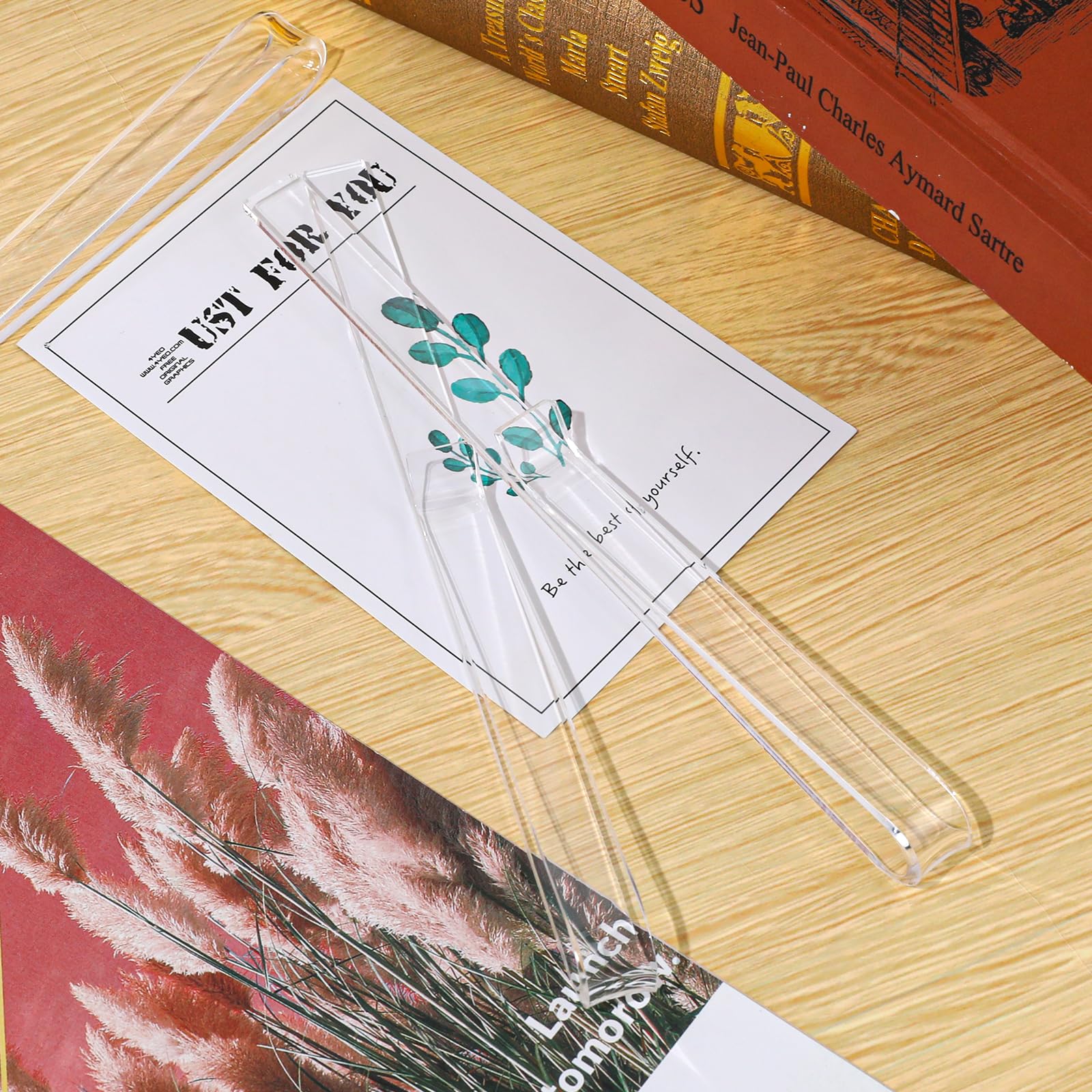 10 Pcs Music Stand Clips, Clear Acrylic Music Book Stand Page Holder Clip Piano Book Holder Clips for Wind for Musician Composer Pianist Outdoor Gig Rehearsal Easy Reading - Image 7