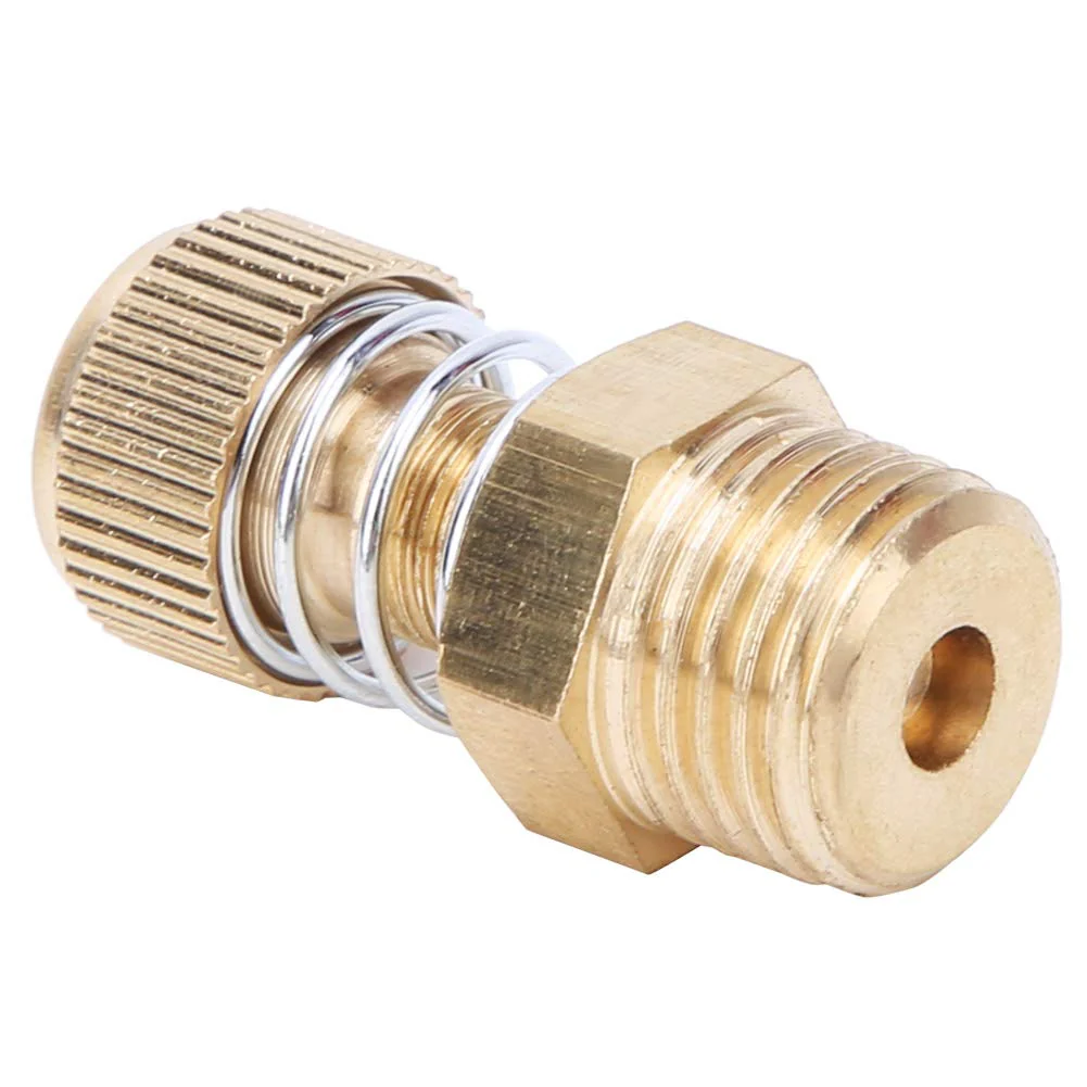 10 Pcs Threaded Pneumatic Silencer Brass BSPT Male Thread Solenoid Valve Muffler Muffler (1/4) 1/4 - Image 4