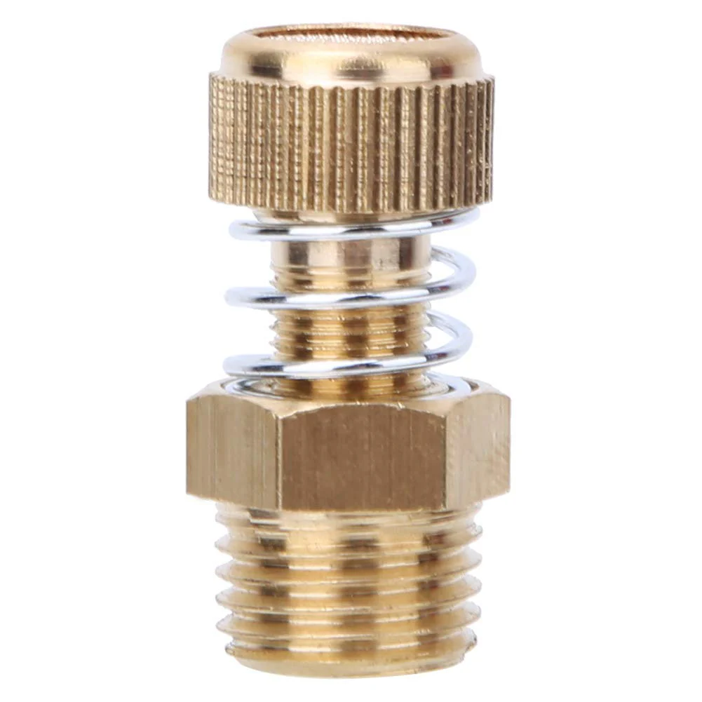 10 Pcs Threaded Pneumatic Silencer Brass BSPT Male Thread Solenoid Valve Muffler Muffler (1/4) 1/4 - Image 6
