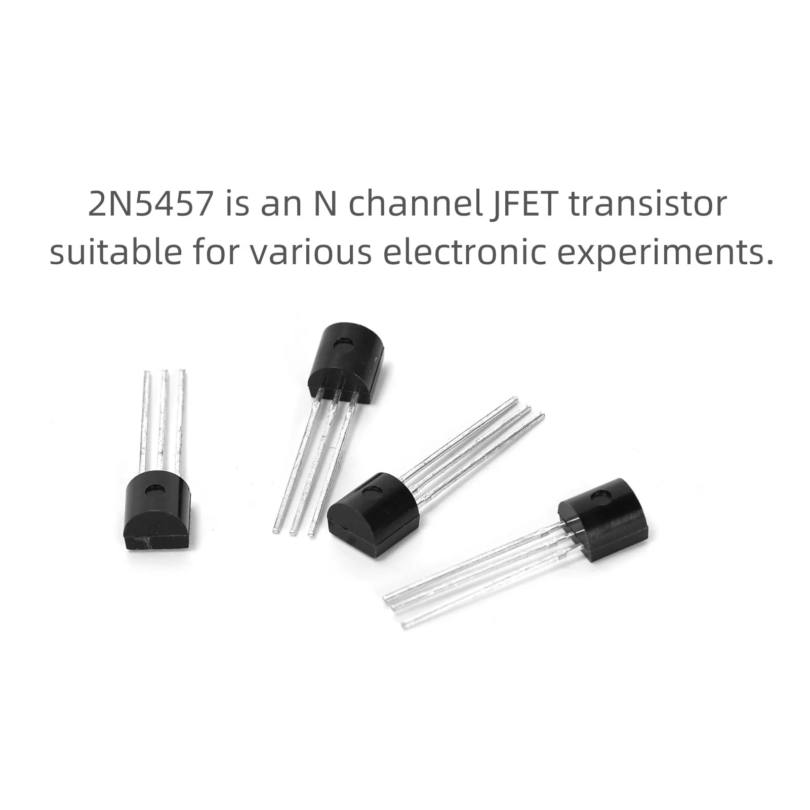 10Pcs 2N5457 N-Channel 5457 JFET Transistor 25V 10MA for DIY Projects Switching Transistor Analog Switch Bass Audio Amplifier - Image 2