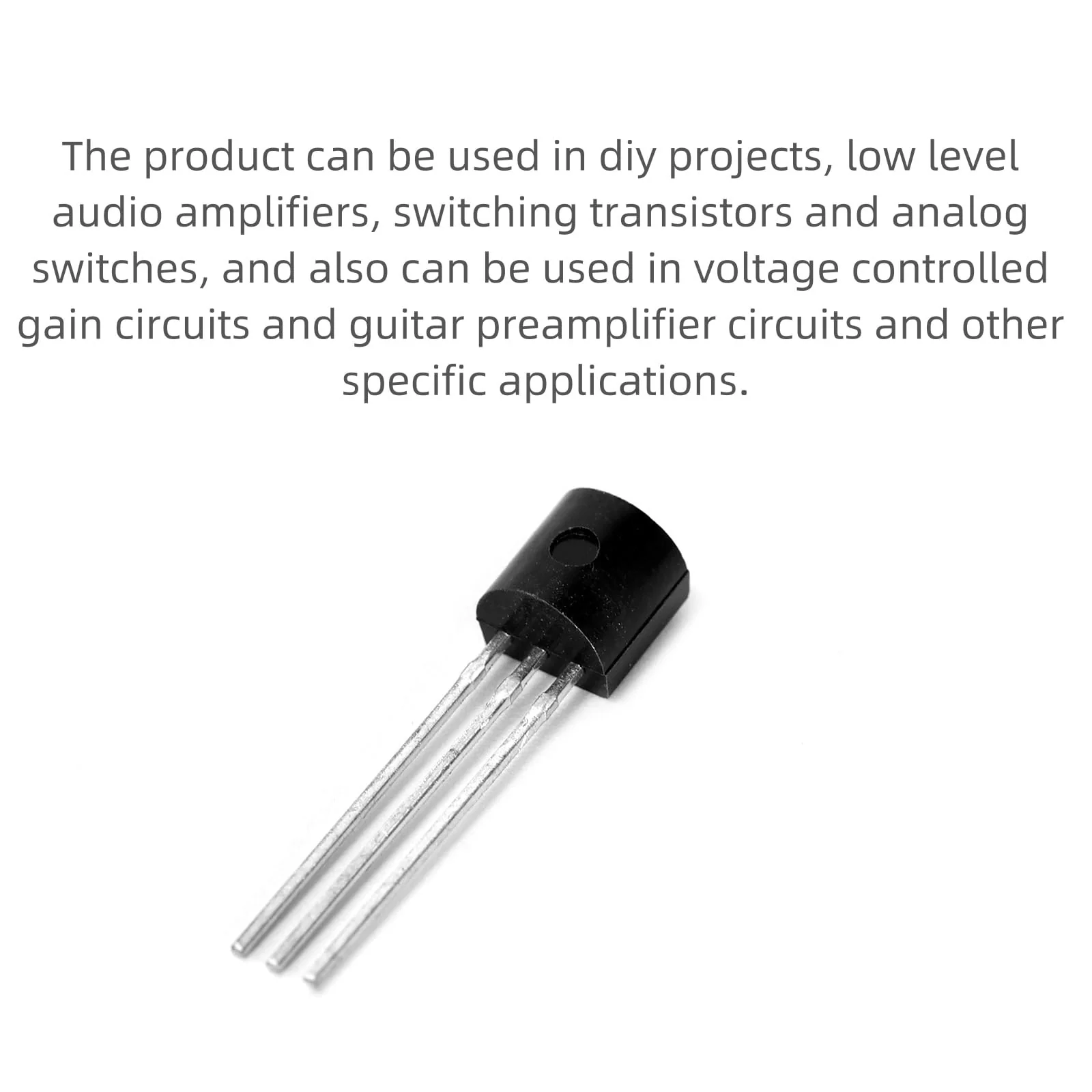 10Pcs 2N5457 N-Channel 5457 JFET Transistor 25V 10MA for DIY Projects Switching Transistor Analog Switch Bass Audio Amplifier - Image 4