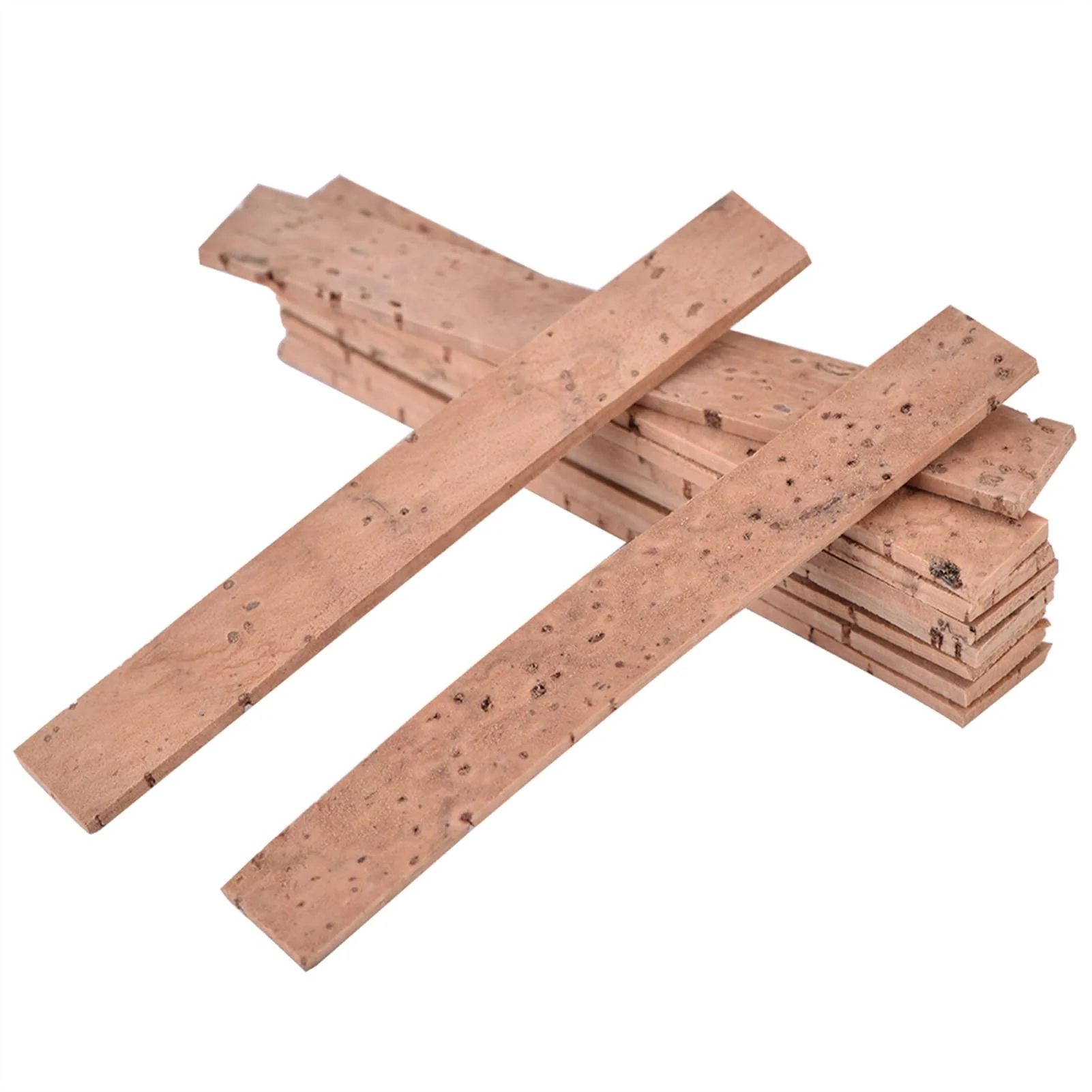 10Pcs Clarinet Neck Joint Cork, Clarinet Instrument Sheet Accessories Replacement Natural Key Strips Ligature Mouthpiece Pad Maintenance Kit Part Flute Saxophone Woodwind Repair Oboe Flute