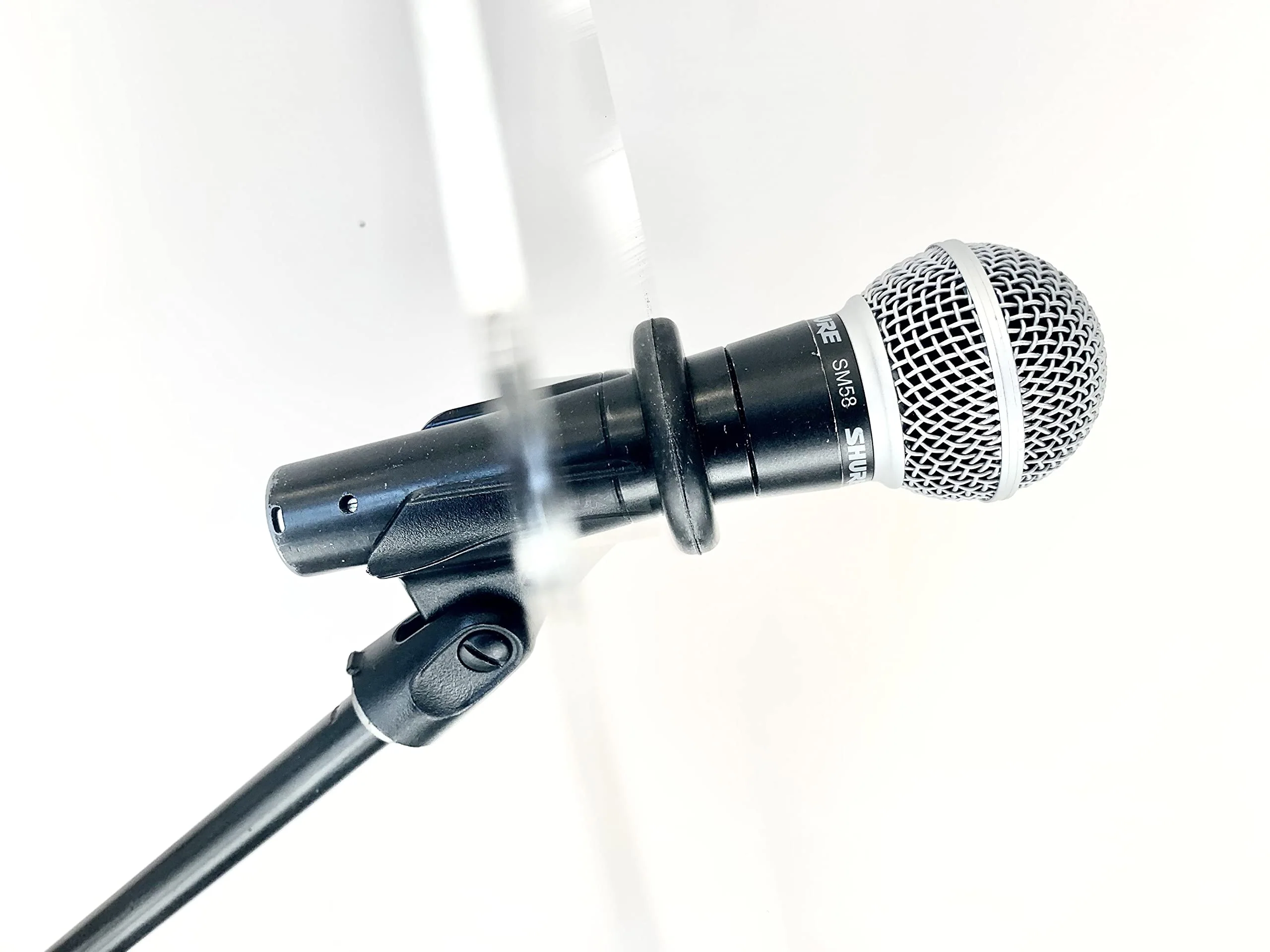(11 inch Diameter) Crystal Clear Acrylic Vocal and Horn Deflector Shield: 4 Styles for Trumpet Saxophone Trombone Vocals and More 3mm Rigid Cast 11 inch Vocal And Horn Shield - Image 3