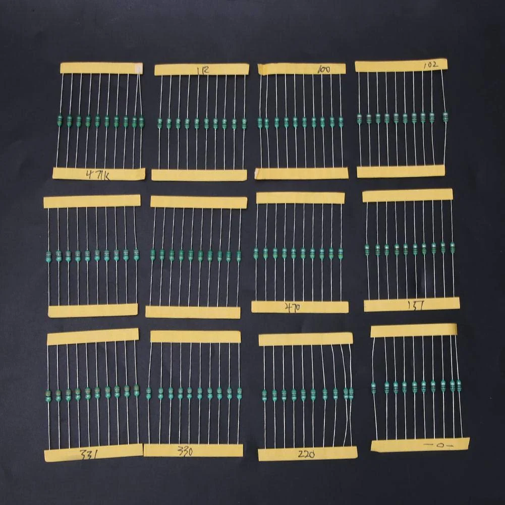 120pcs Inductors 1/4W 1UH - 1MH 12 Inductor Colour Ring Standard Inductor for Electronic Part - Image 3