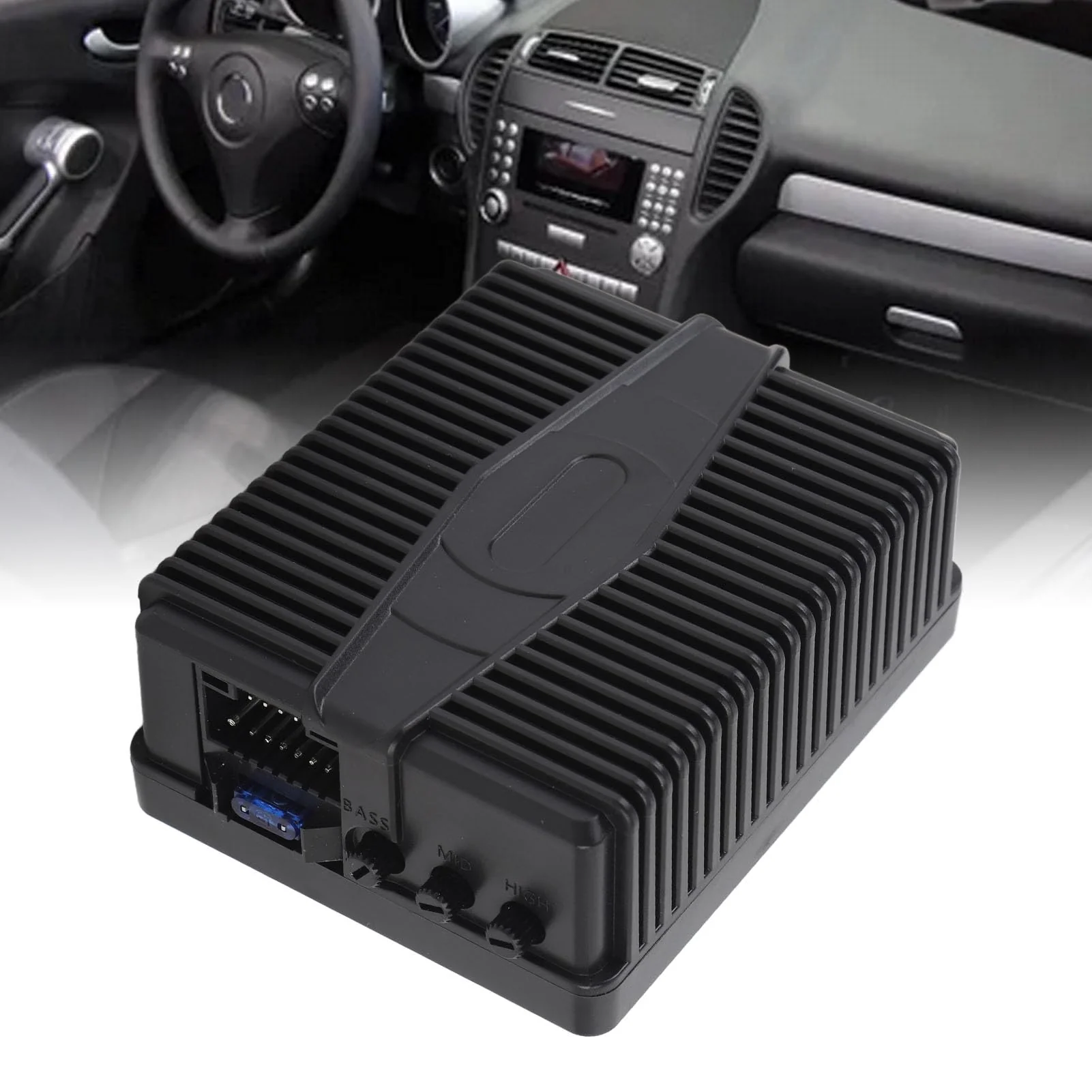 12V Car DAP Amplifier, 4 X 60W Power 4 Channels Clear Sound Quality Car Amplifier for Android Car Radio - Image 2