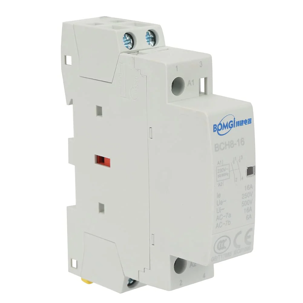 16A 2P DIN Rail AC Contactor, 220V/230V 60Hz DIN Rail Household AC Contactor 220V/230V 50/60HZ DIN Rail Household AC Contactor - Image 2