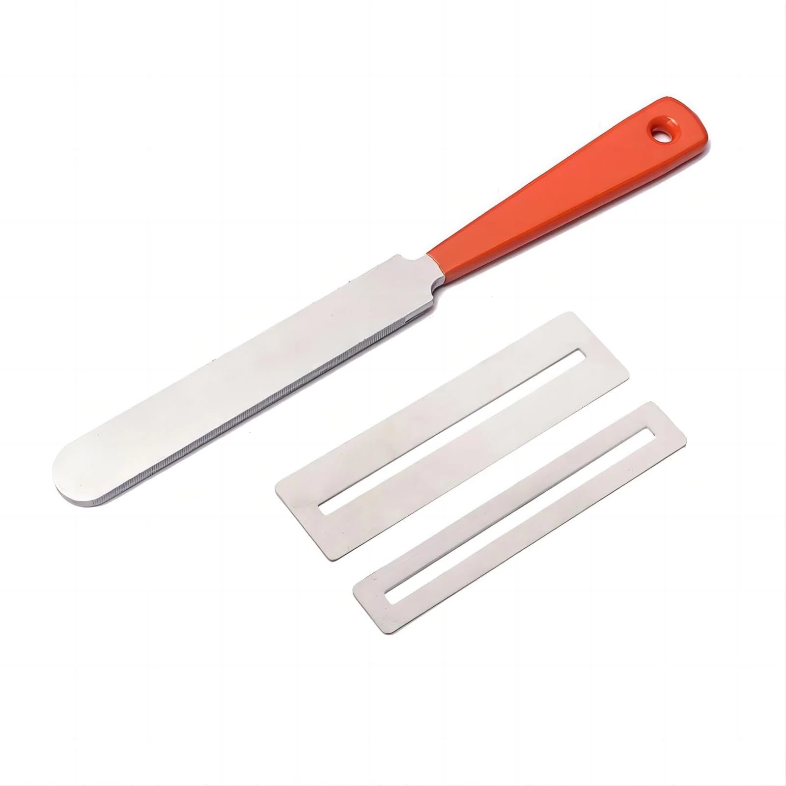 16PCs Guitar Diy Tools Fret File Crowning, Fret Rocker, Fret End Dressing File, Fret Wrap, Fret Leveling Beam, Fret Polishing Kit, Fingerboard Guards, String Spreaders Sanding Papers for Guitar Bass - Image 4