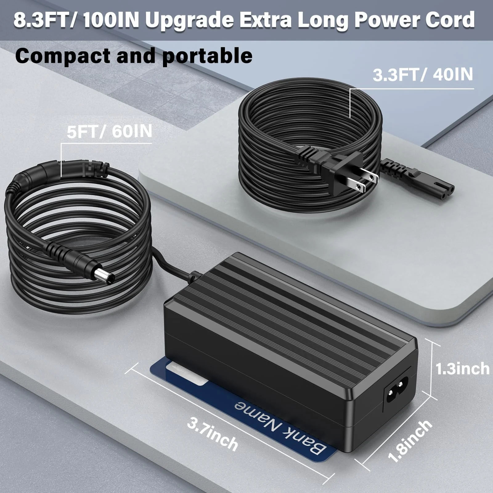 16V 2.5A for Yamaha PA-300 Charger Power Cord for Yamaha PA300 PA-301 PA-300B PA-300C P-120S P-120 S Pro ES XS Synthesizer PSR PSR-S PSRS PSR-1000 PSR-S500 Keyboard Piano AC DC Adapter Plug Cable Wire - Image 6