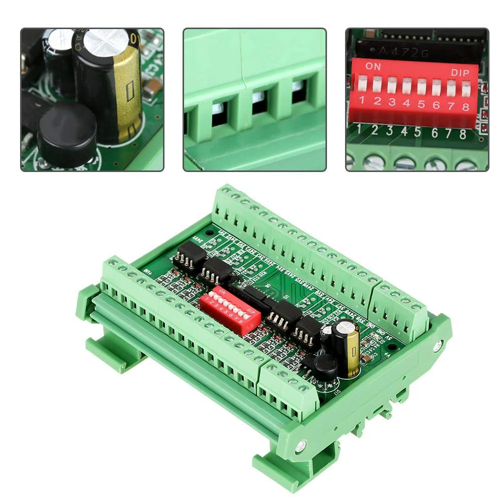 1Pc 8-Channel 5V/24V Level Converter Module 10MHZ NPN/PNP to NPN Conversion Module for PLC MCU Interface Matching - Image 6