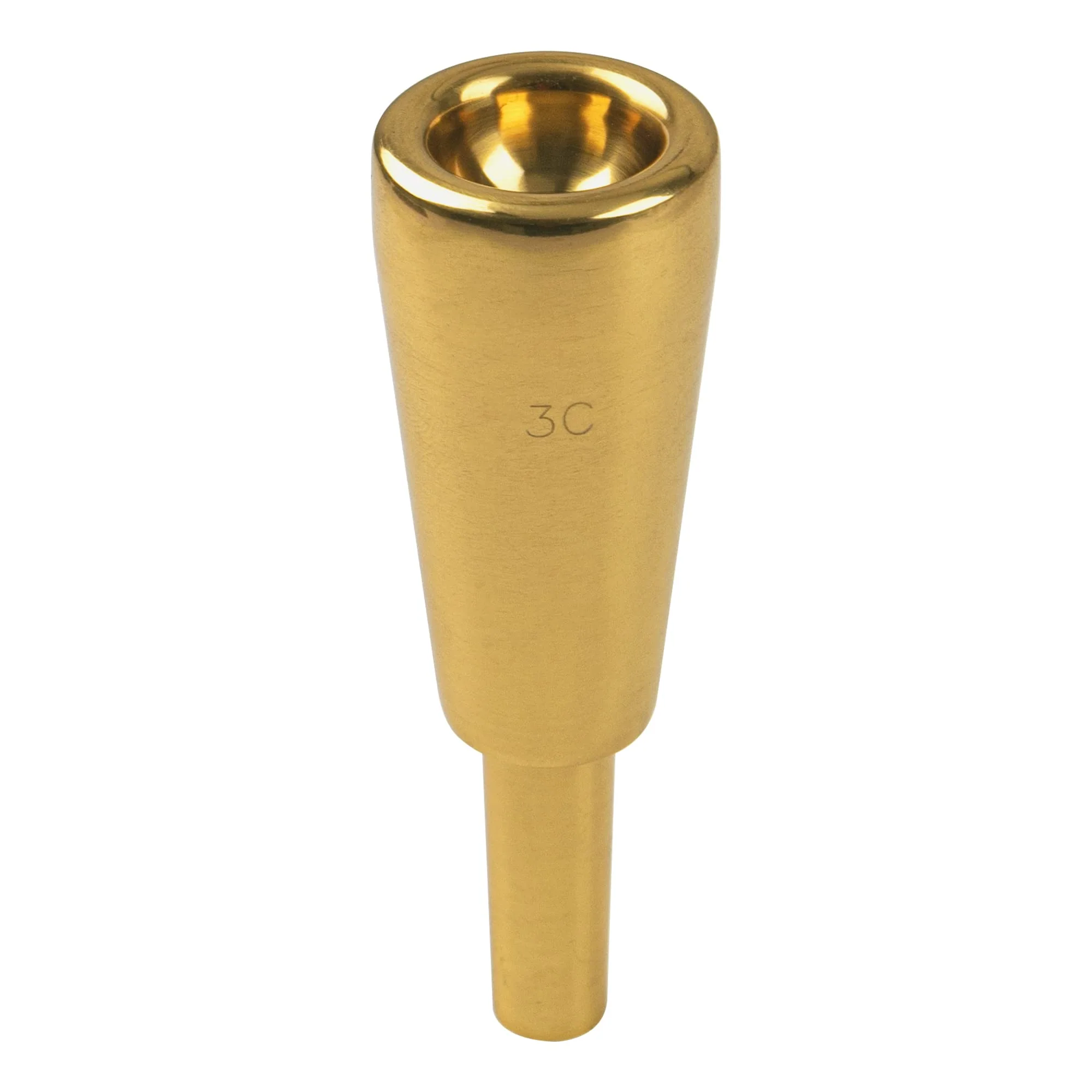 1Pcs Yootones 9.8mm Outer Diameter 3C Heavy-Duty Trumpet Mouthpiece Compatible with Trumpet Accessories (Gold) Gold - Image 3