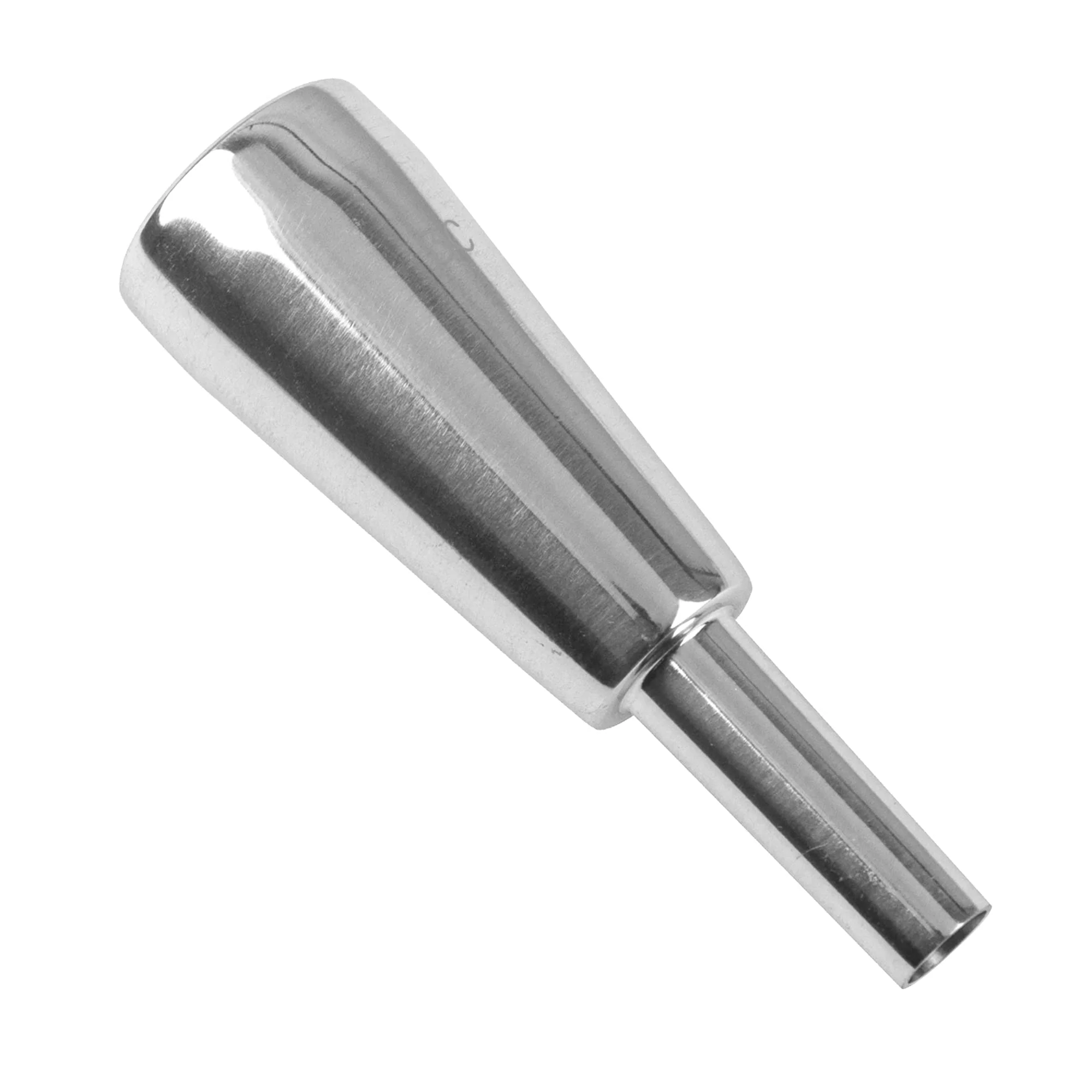 1Pcs Yootones 9.8mm Outer Diameter 3C Heavy-Duty Trumpet Mouthpiece Compatible with Trumpet Accessories (Silver) Silver