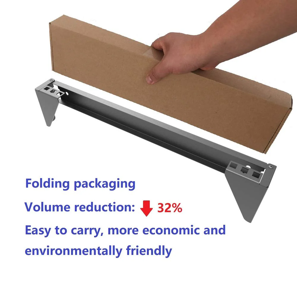 1U Folding 19 Inches Cold Rolled Steel Wall Mountable Simple Vertical Rack and Networking Euipment Rack Including Hardware for Assembly（1U100 1U - Image 4