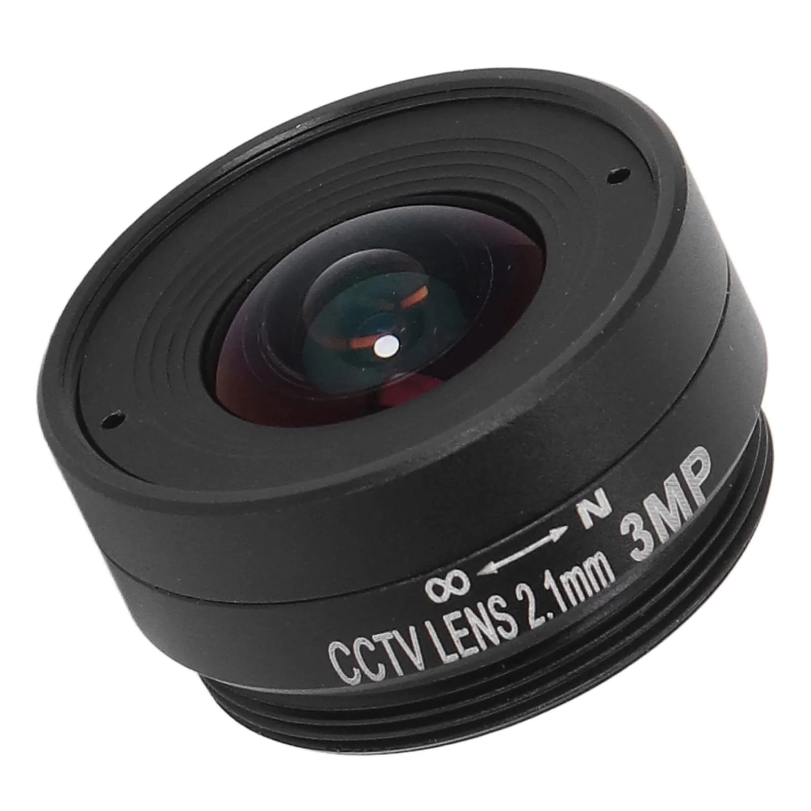 2.1mm 3MP CS Mount Lens, Wide Angle CCTV Camera Lens Aluminum Alloy for Home Security Cameras, Approx. 28.0x10.50mm Default - Image 9