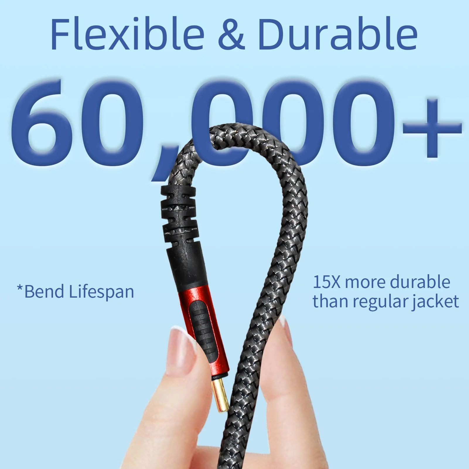 2.6 FT for Thunderbolt 4 Cable 240W, 40Gbps USB 4 Cable with PD 3.1, 8K@60Hz, 4K@144Hz USB C Cable for iPhone 16/15, Thunderbolt 3, Docking, eGPU, SSD, Surface Pro, MacBook Pro 2.6FT - Image 5