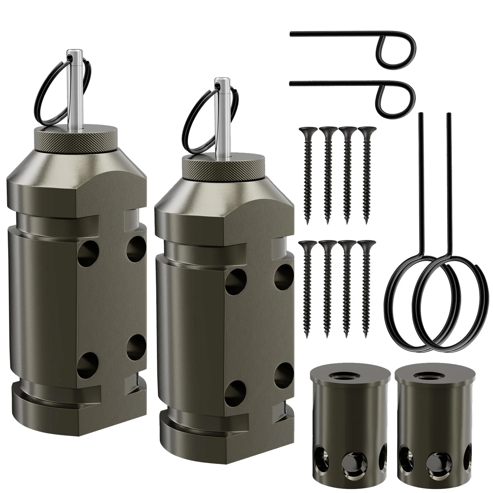 2 Pack Upgraded Perimeter Trip Alarm 12 Gauge Camping Trip Wire Alarm Device with .22 Adapter, Early Warning Security System for Outdoor and Property Safety 2 Pack