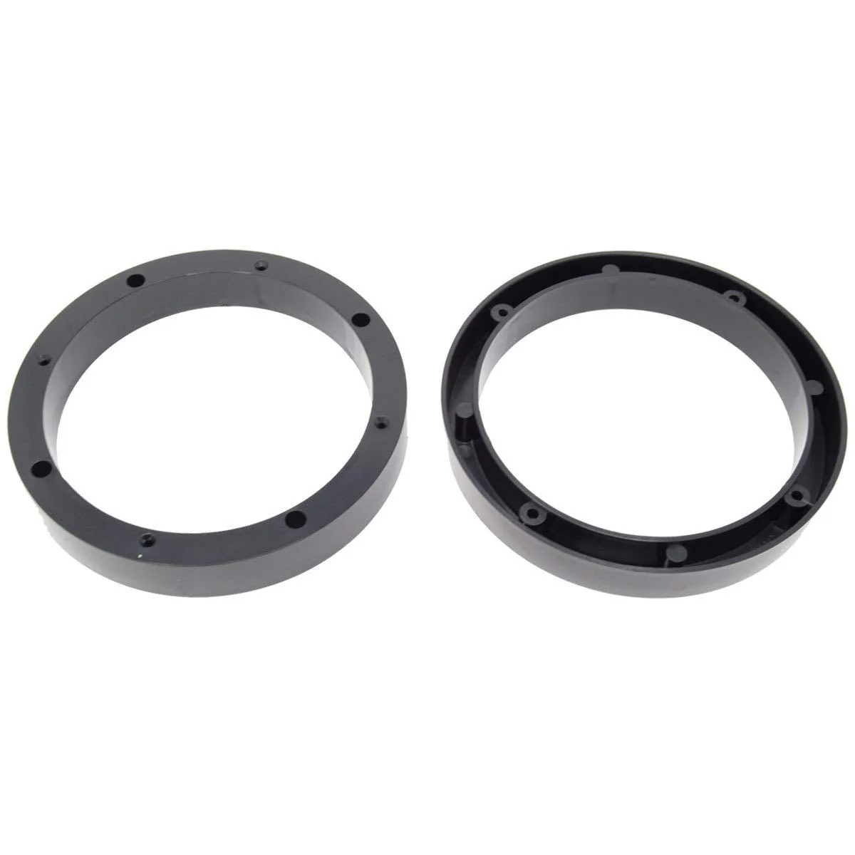 2 Pairs 6.5" Plastic Speaker Spacer Rings - Subwoofer Mid Range Custom Installation Mounting Adapter - Image 2