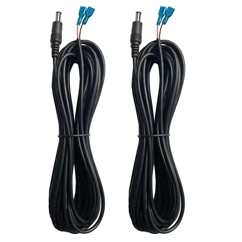 2 PCS Trail Camera Power Cord,4.0x1.7mm DC External Power Cable Compatible with Tactacam Reveal X XB SK,Wise Eye,Covert Cameras, Snyper Cameras, etc. 4.0x1.7mm DC Plug Trail Game Camera 2-pcs 4.0x1.7mm cable