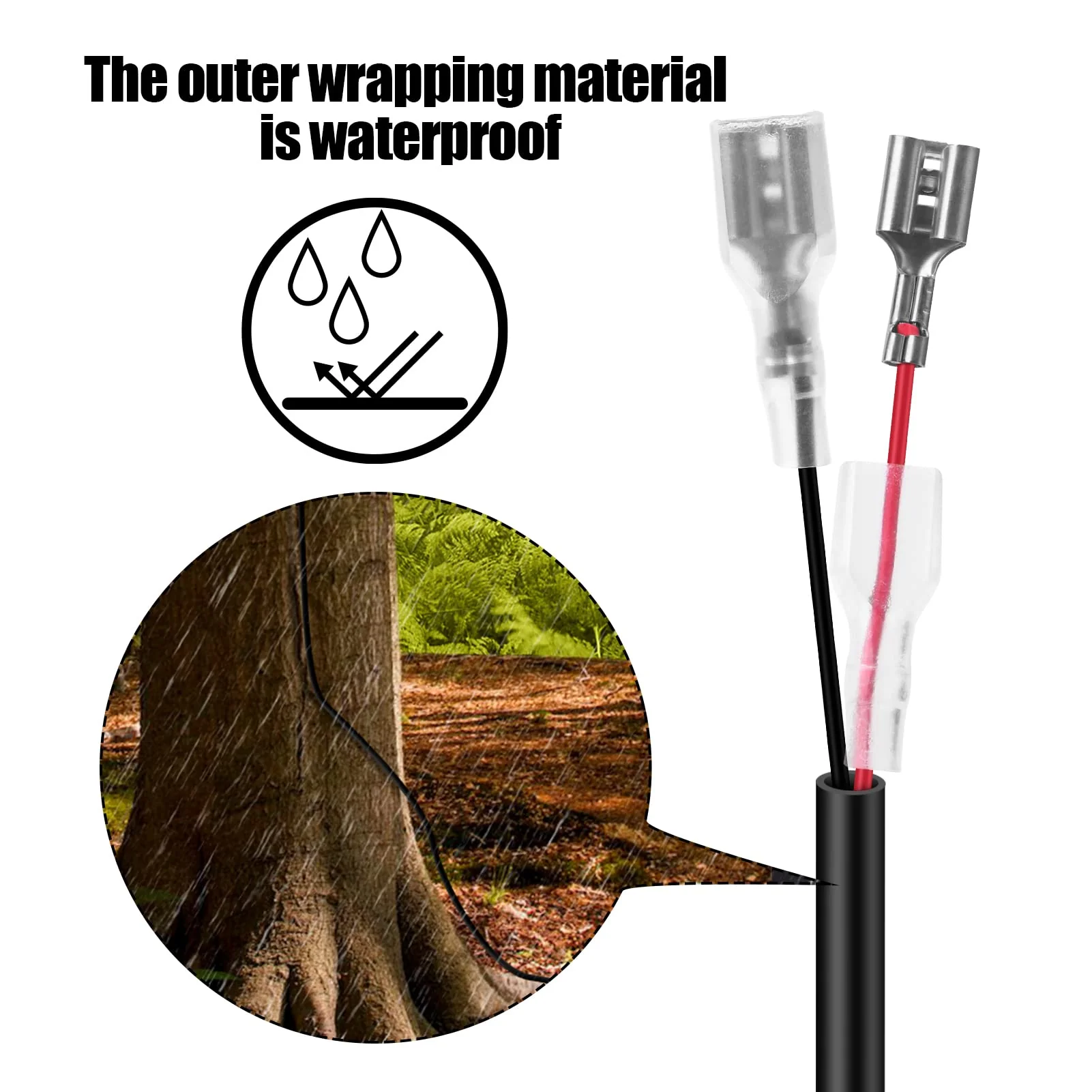 2 PCS Trail Camera Power Cord,4.0x1.7mm DC External Power Cable Compatible with Tactacam Reveal X XB SK,Wise Eye,Covert Cameras, Snyper Cameras, etc. 4.0x1.7mm DC Plug Trail Game Camera 2-pcs 4.0x1.7mm cable - Image 4