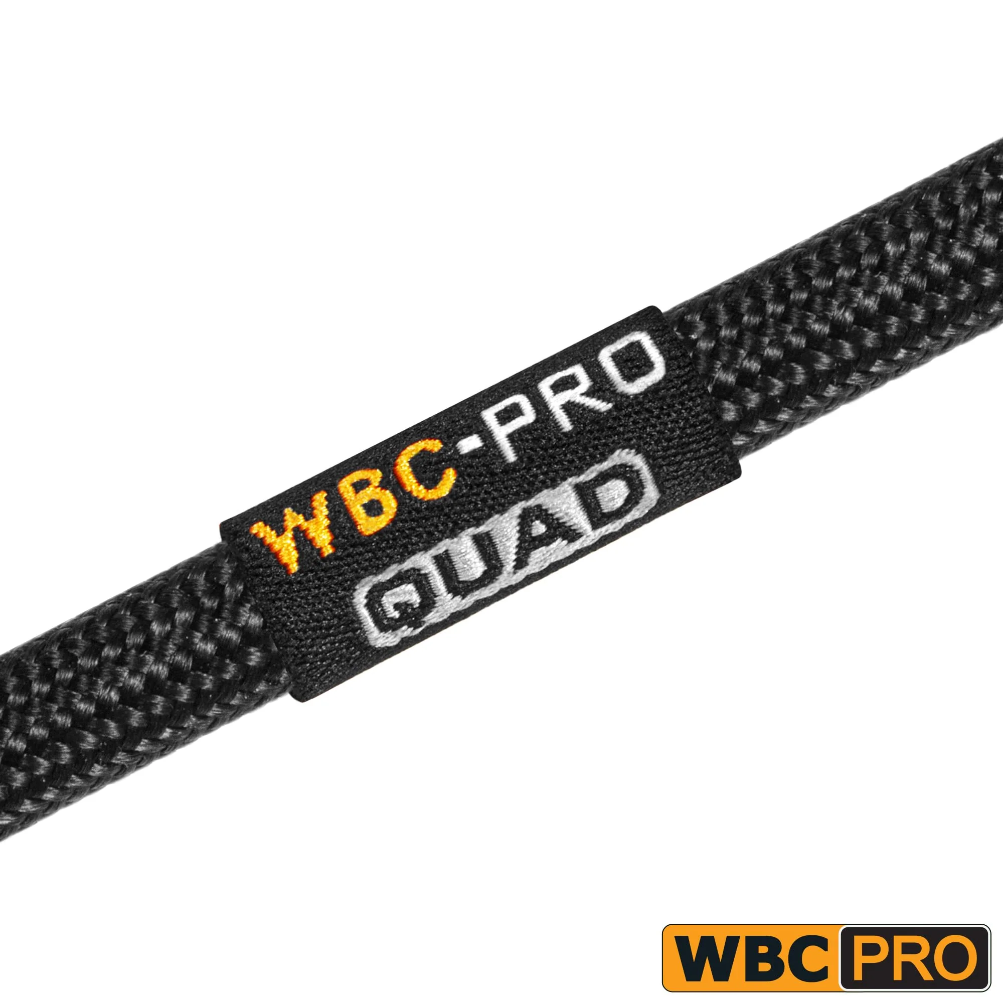 2 Units - 6 Foot - WBC-PRO-Quad Ultra-Silent Ultra-Flexible Balanced Star-Quad Cable with Neutrik Male & Female XLR Plugs & Black Tweed Jacket - Image 4