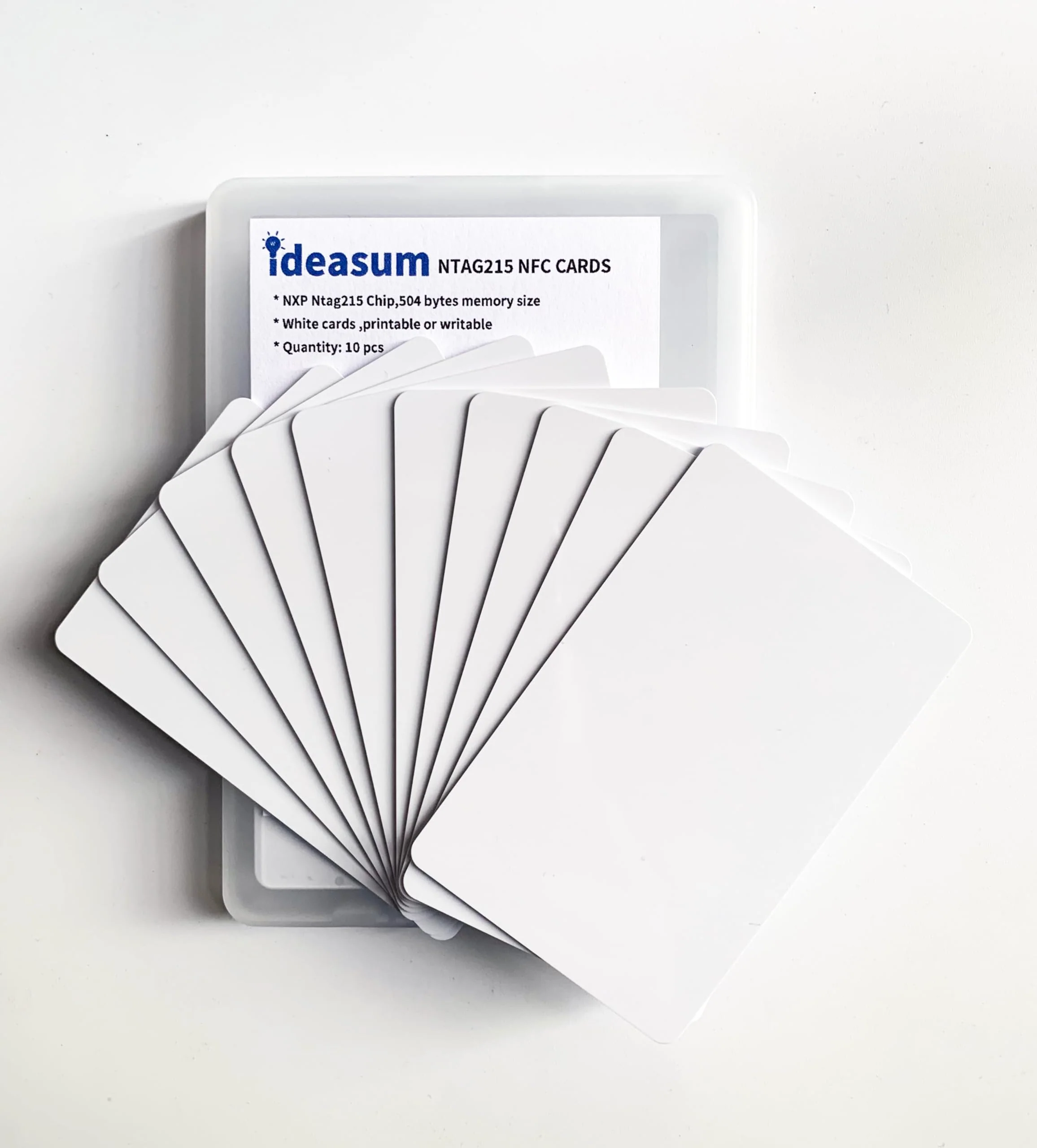 20 pcs White Blank NTAG215 PVC Cards with NXP NTAG215 Chips, NFC Cards for Smart Home and Smart Office,Gaming Cards,Printable NFC Cards with Own Design