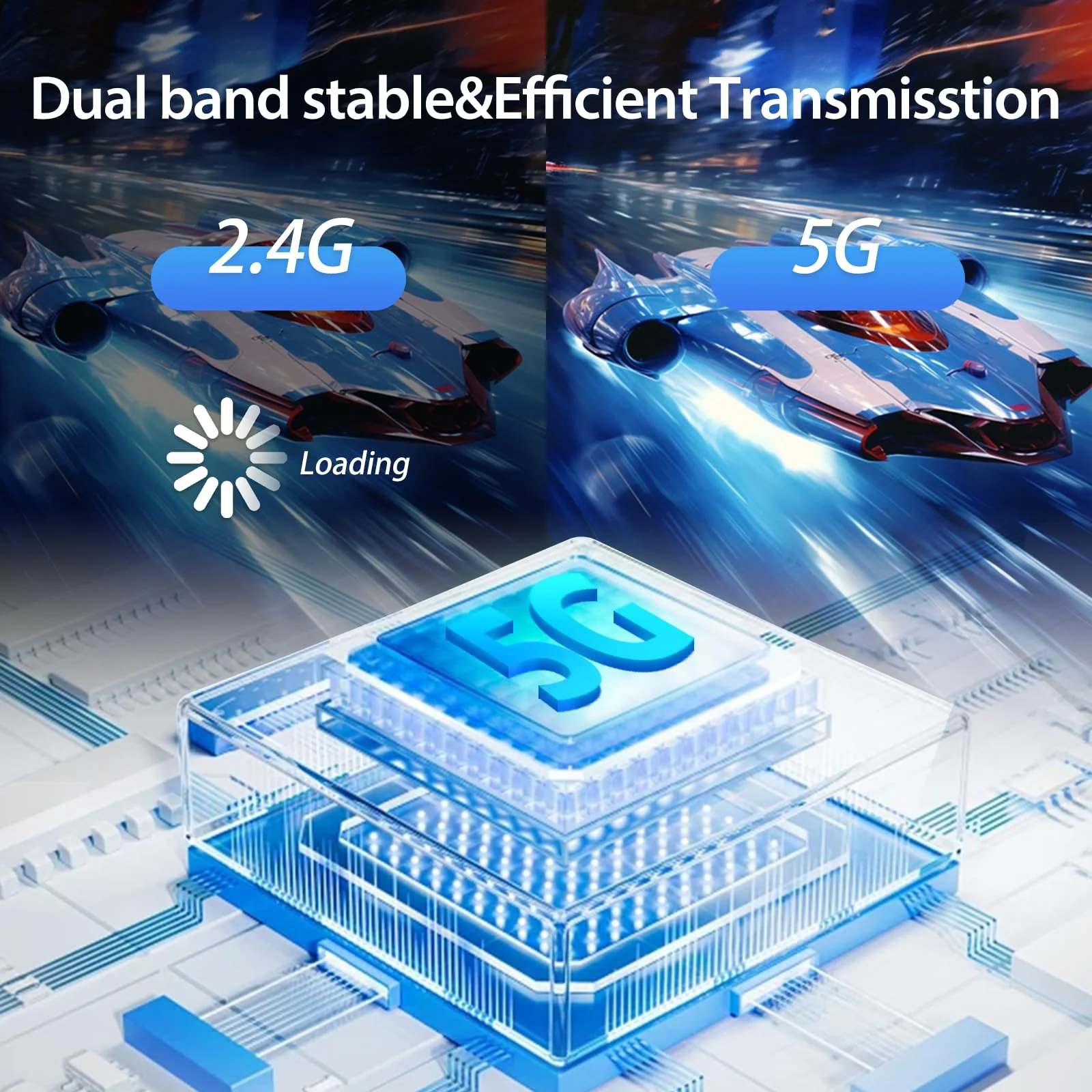 2026 Upgraded Wireless HDMI Transmitter and Receiver 328FT/100M, 4k Decode 1080P Output, Plug & Play Portable 2.4g/5g, Wireless Hdmi Extender Kit to Monitor from Laptop/PC/Projector/TV Box Black - Image 9