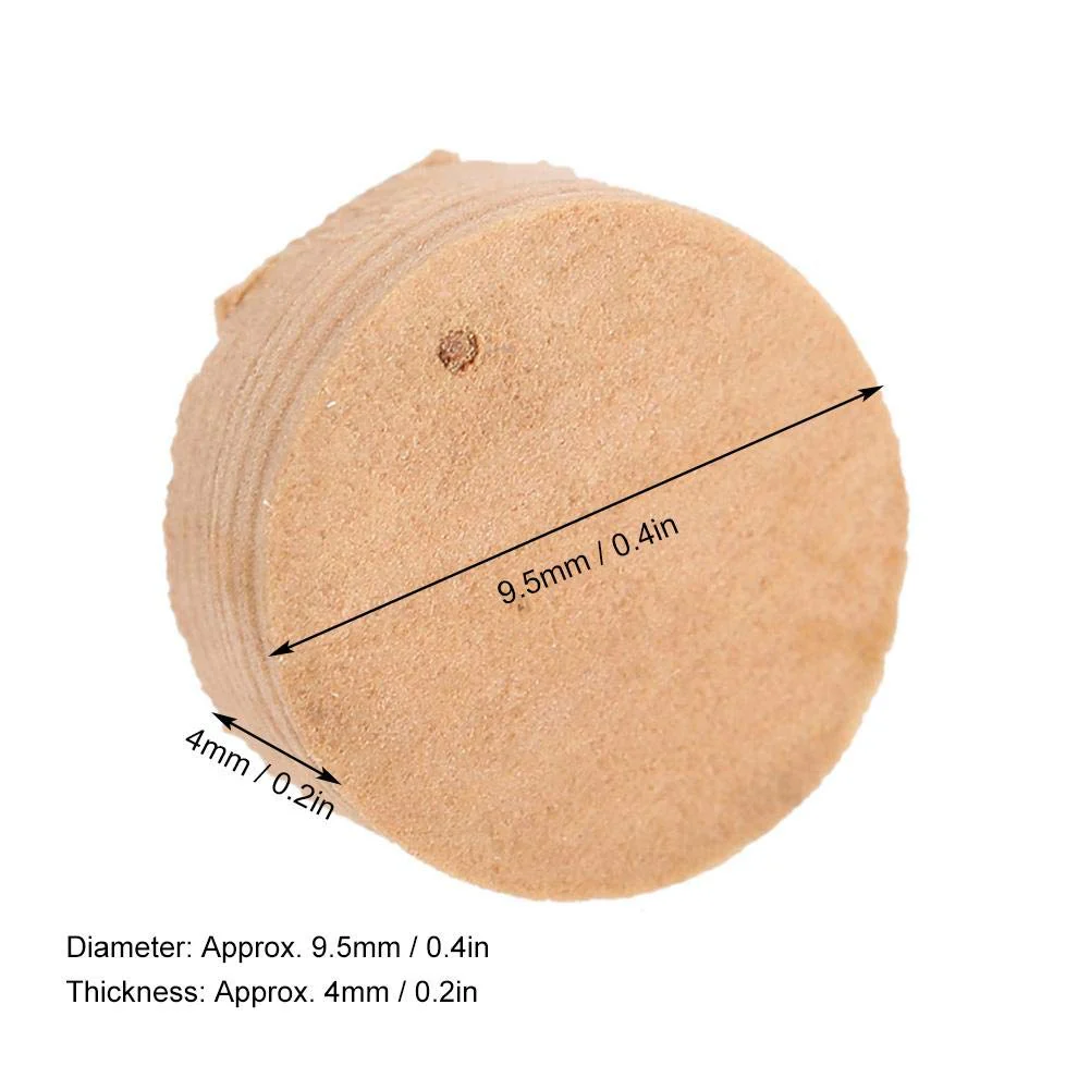 20Pcs 9.5mm Trumpet Cork Pads Trombone Repairing Cork Pads Trumpet Spit Valve Musical Instrument Accessories - Image 2