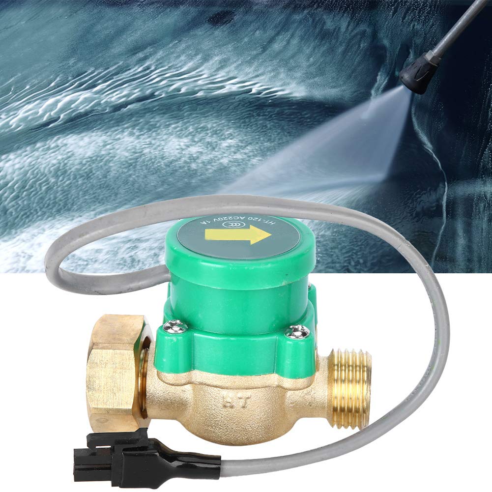220V Water Pump Flow Sensor Booster Pump Switch Brass Pipeline Switch Electronic Pressure Automatic Control Tap - Image 4