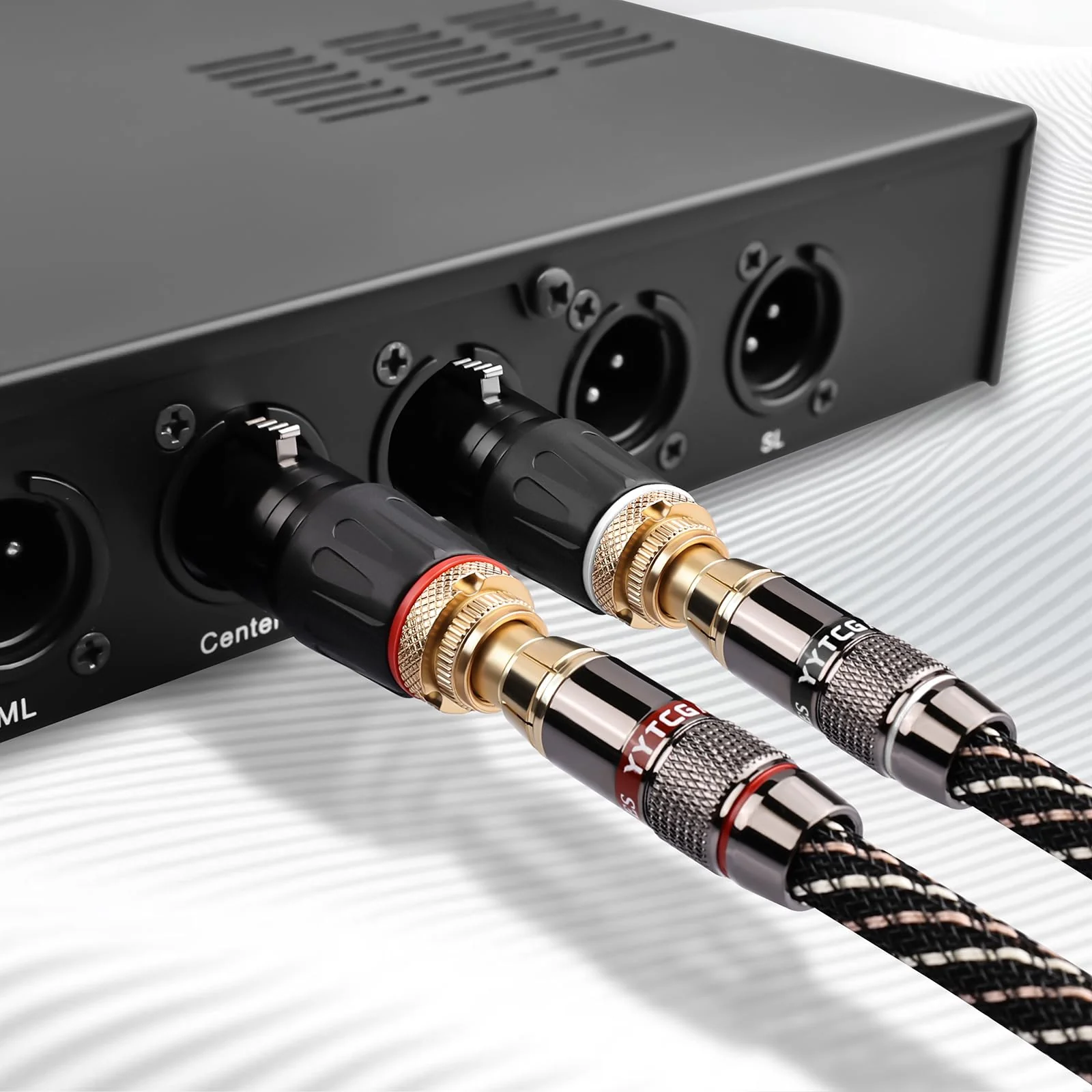 24K Gold Plated XLR to RCA Adapter (4-Count) - XLR Female to RCA Female Hi-Fi Audio Converter, Zinc Alloy Shielded for Audiophiles, Home Studio & Pro Audio Setup 4 Count - Image 4