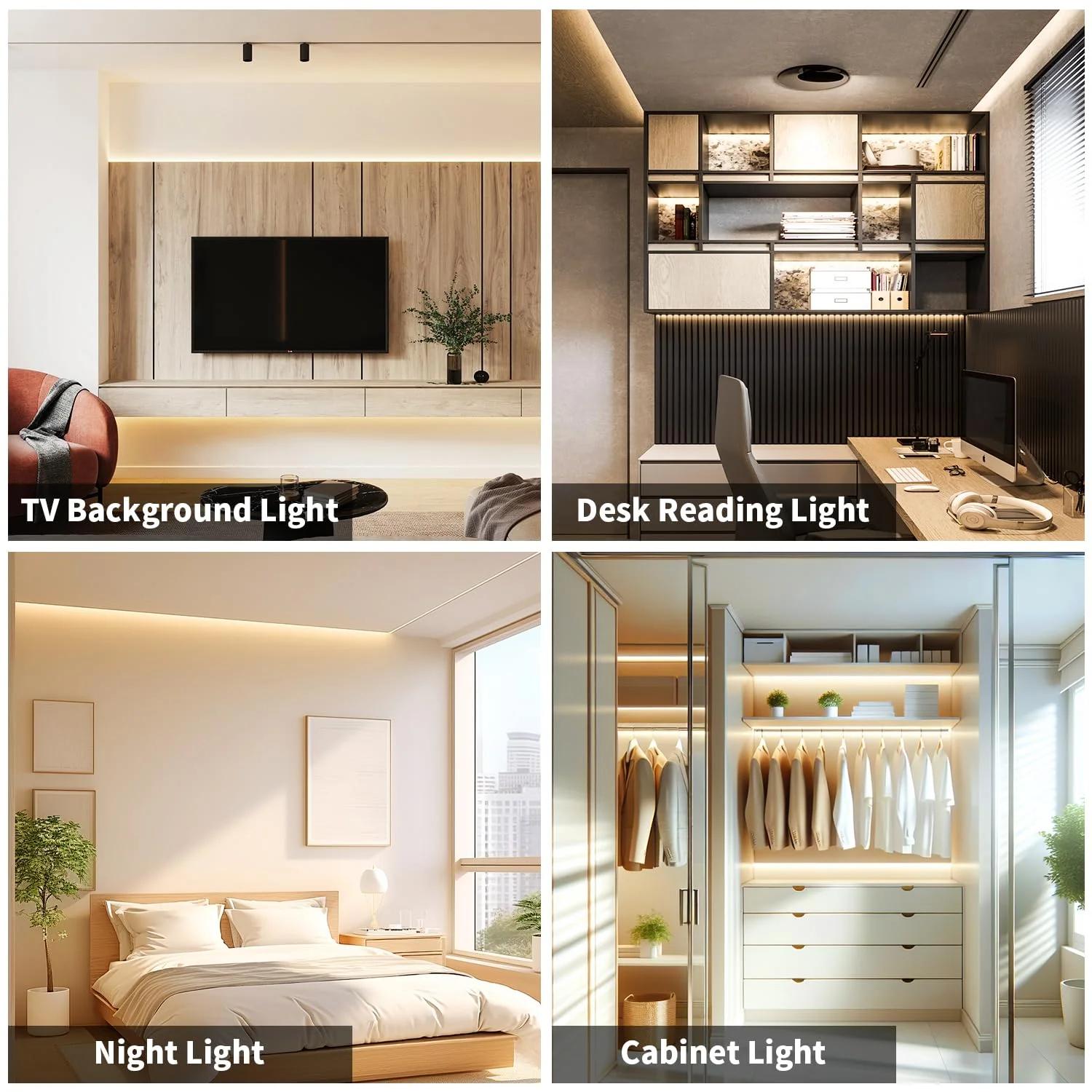 24V COB Led Strip Lights WarmWhite 3000K, 32.8FT/10M CRI 93+ Cob Led Tape Lights 3200Leds Flexible Dimmable Lights Strip for Bedroom, Mirror, Cabinet, Kitchen Room Decor(Only Strip) Warm White(not included power adapter) - Image 6
