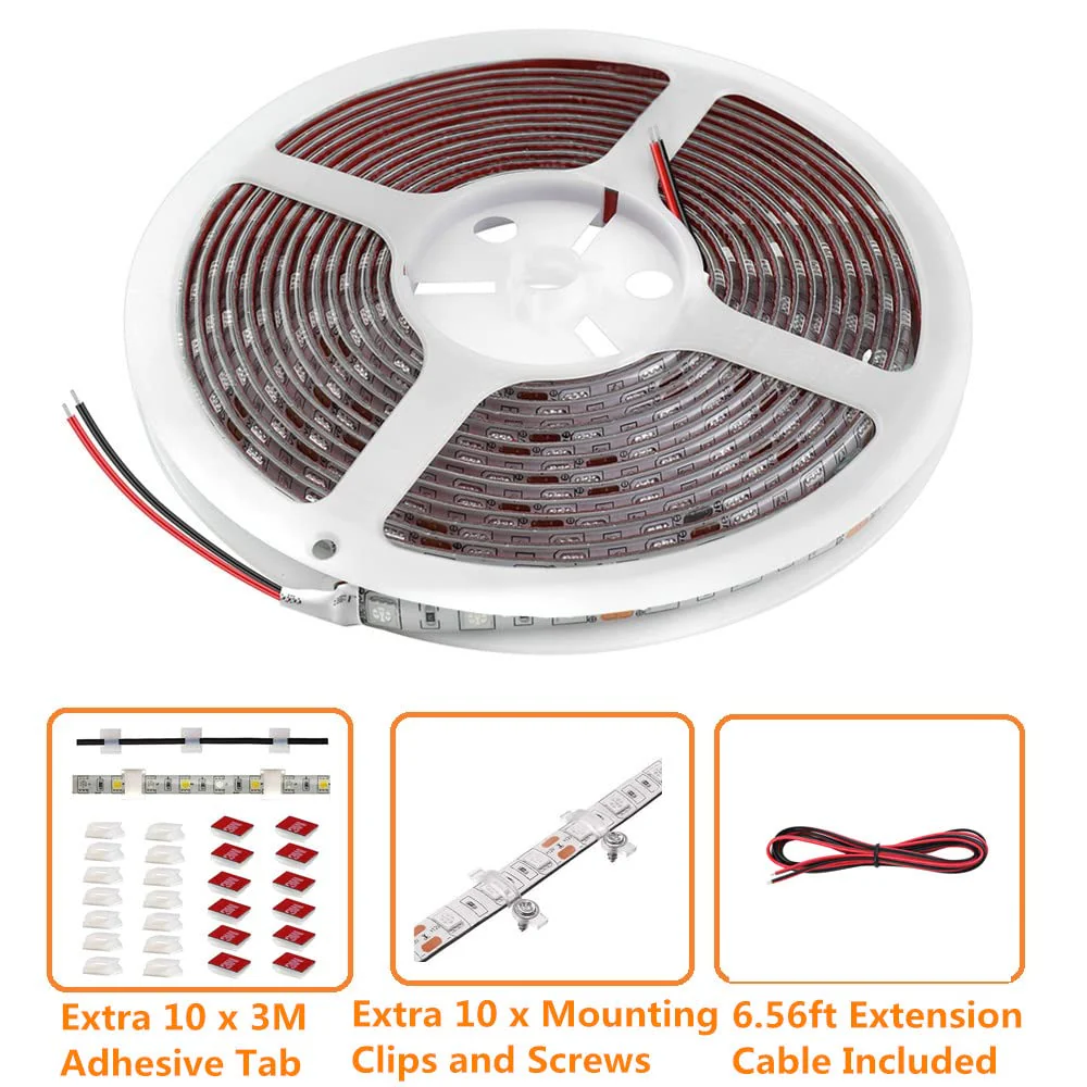 25FT RV Underglow Led Lights Kit, 12V Camper Underbody Lights for Motorhome Travel Trailer Concession Stands Food Trucks, RV Awning Light, RV Led Strip Lights (White) White - Image 4