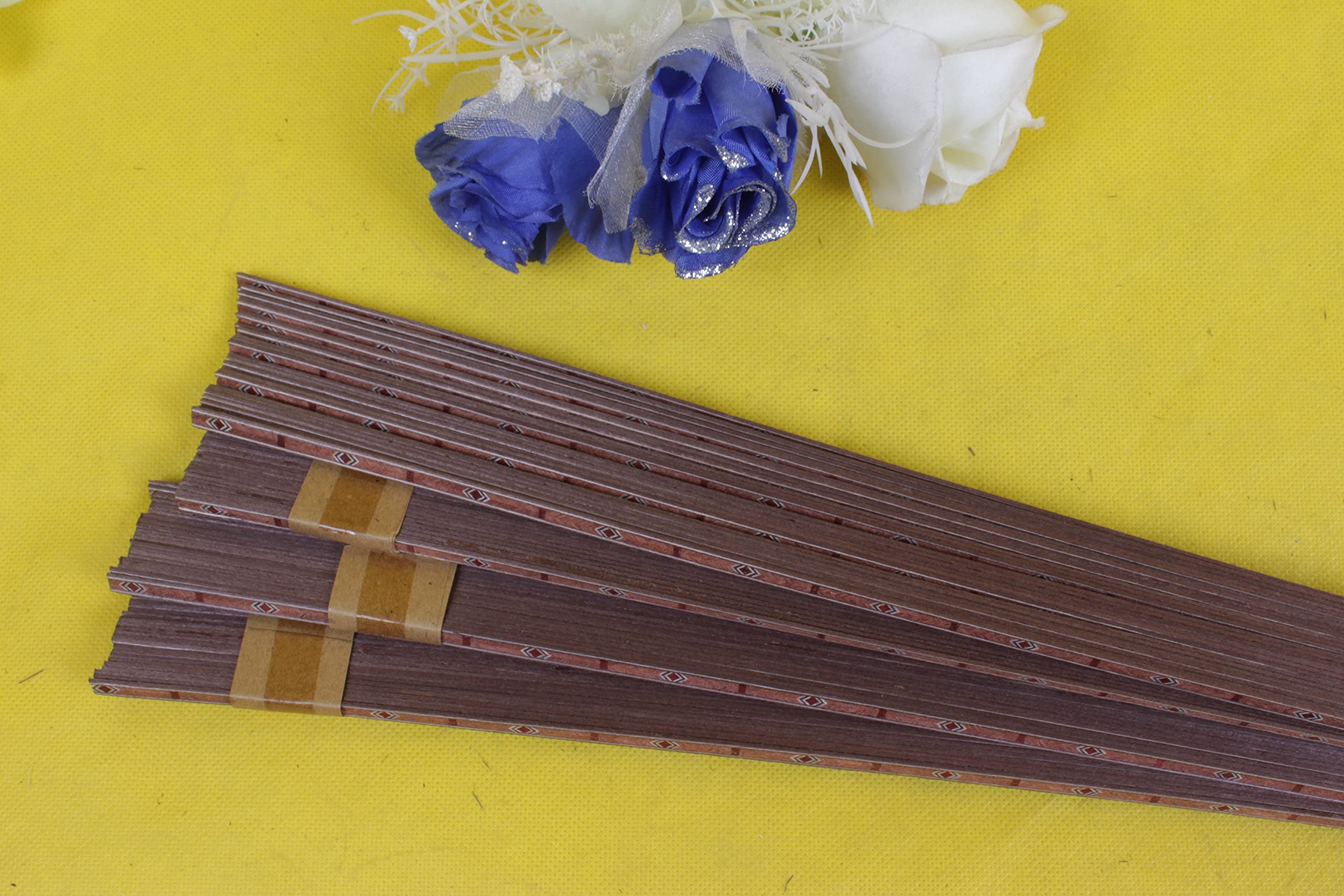 25x Guitar Strip Inlay Guitar Binding Figured Purfling Guitar Body Binding wood Inlay 640x5x1mm - Image 2