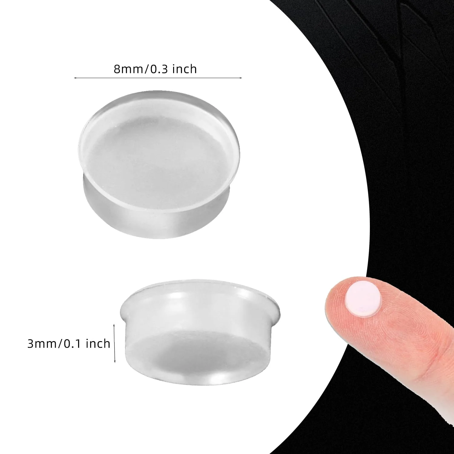26 Pieces Silicone Flute Plug, Flute Key Cover, 8 mm Flute Hole Plug Soft Flute Key Cover for Most Brand Flute 26 - Image 4