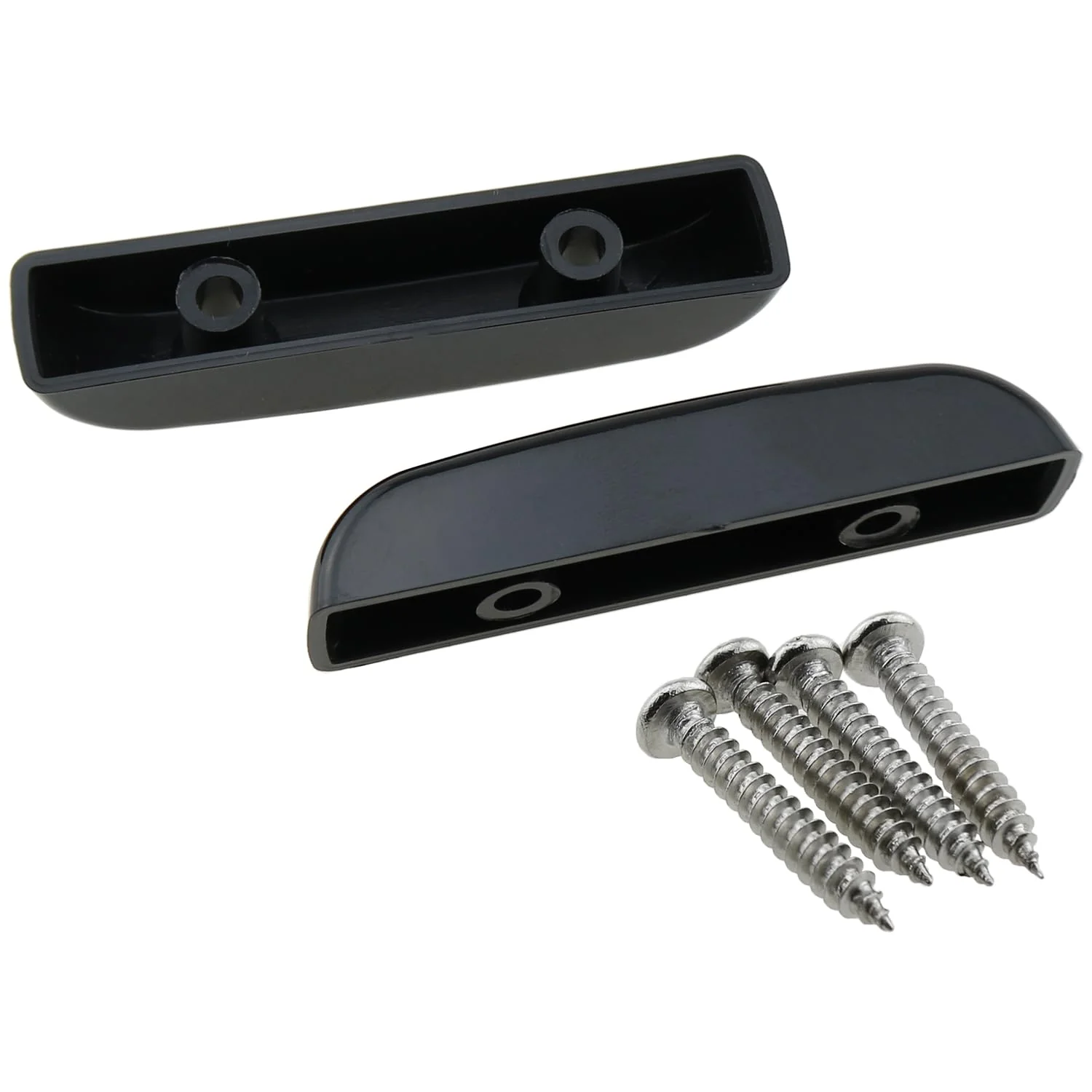 2PCS Black Bass Thumb Stand Finger Stand Precision Bass Jazz Bass Bridge Guitar Thumb Rest Armrest Padding for Precision Bass Jazz Bass Bridge Guitar With Screws - Image 4