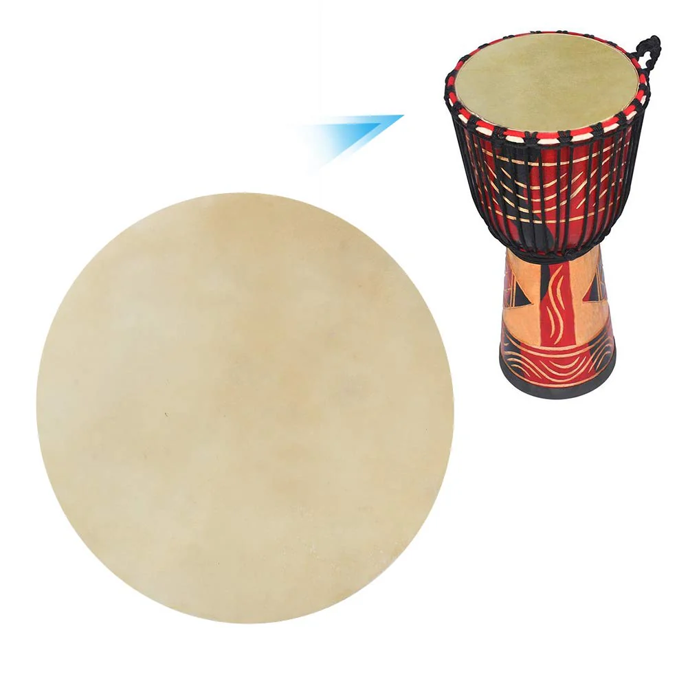 2pcs Bongo Drum Head, Faux Buffalo Leather Drum Head with Consistent Clear Sound Accessory for African Bongo Drums(9.0 inch) 9.0 inch - Image 7
