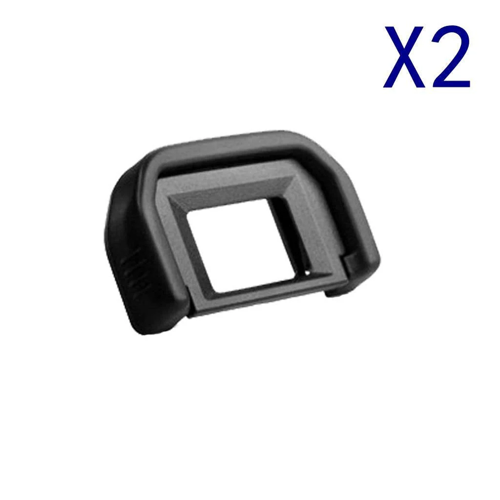 (2PCS) EF Viewfinder Eyepiece Eyecup Eye Cup Rubber for Canon EOS 300D 350D 400D 450D 500D 550D 600D 1000D 1100D 700D 100D Canon Rebel XT XTi XS XSi T1i T2 T2i T3 T3i T4i T5i SL1 - Image 2