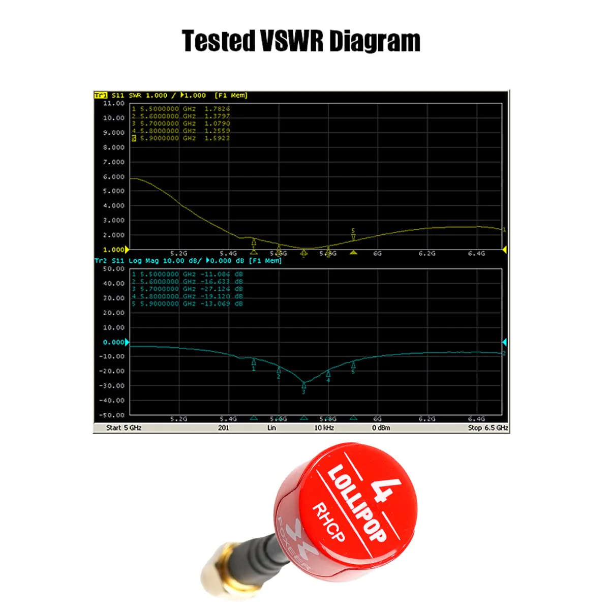 2pcs FOXEER FPV Antenna Lollipop 4 Updated Version 5.8GHz RHCP 2.5Dbi SMA for FPV Racing Drone Fatshark Goggles TX RX Lollipop 4 SMA Red - Image 4