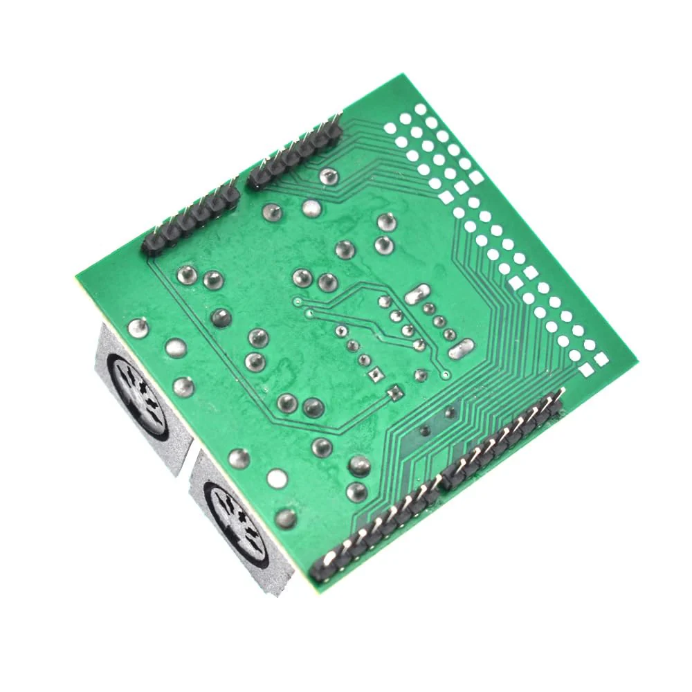2pcs MIDI Shield Breakout Board Digital Interface Adapter with MIDI IN/OUT/THRU Ports and RUN/PGM Switch - Image 5