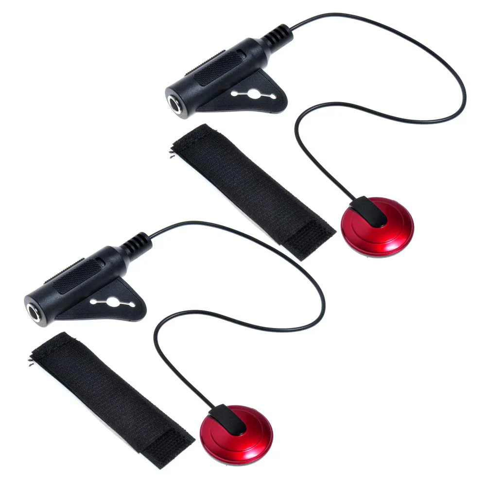 2Pcs Piezo Contact Microphone Pickup for Guitar Violin Banjo Mandolin Ukulele - Image 2